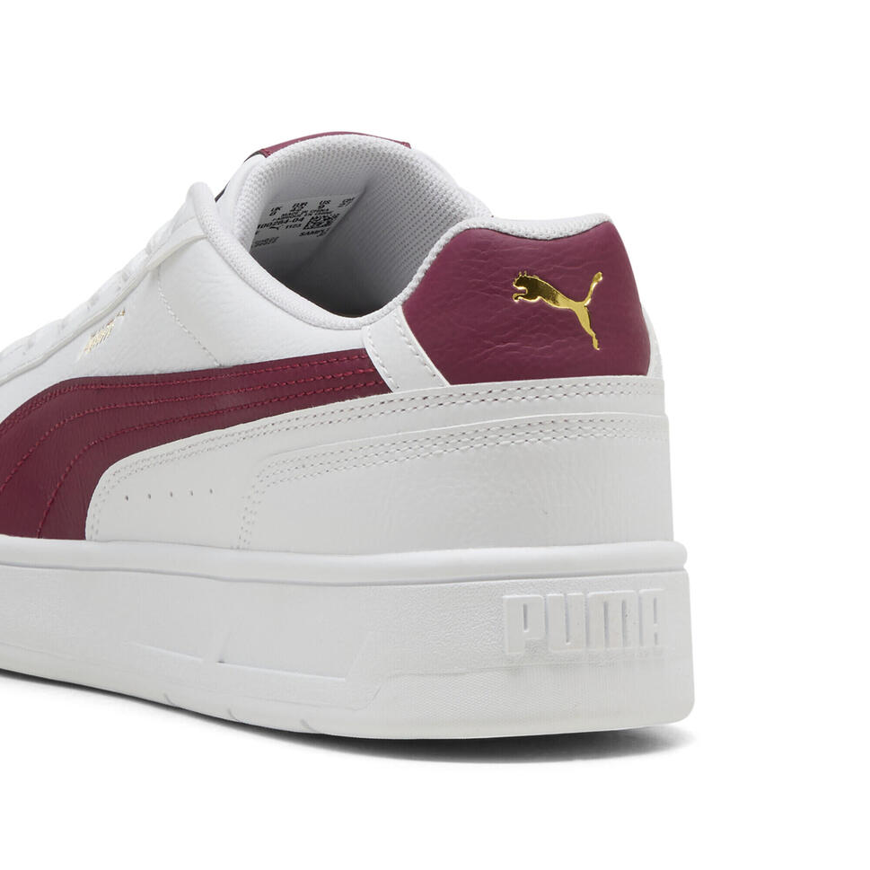 Sneakersy unisex Court Classico PUMA White Team Regal Red Gold