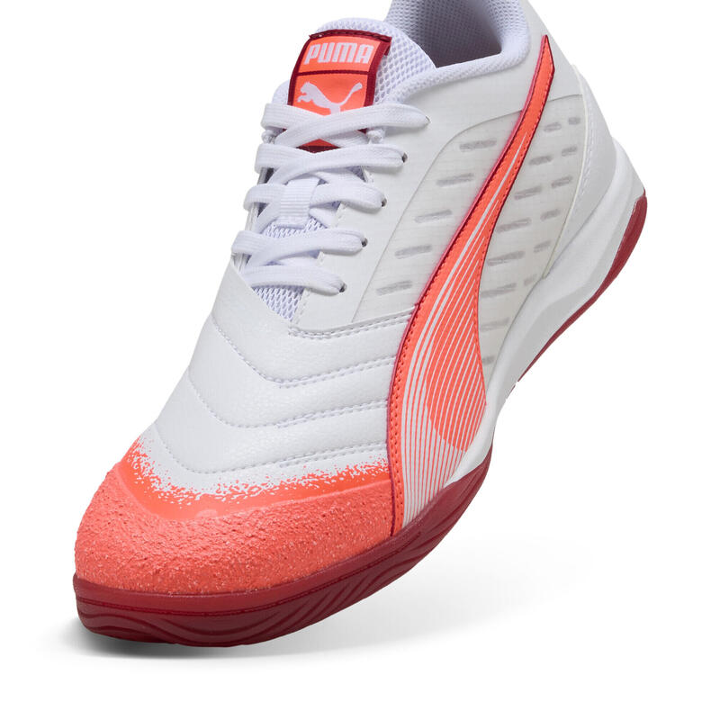 Botas de fútbol sala IBERO IV PUMA White Glowing Red Dark Crimson Black