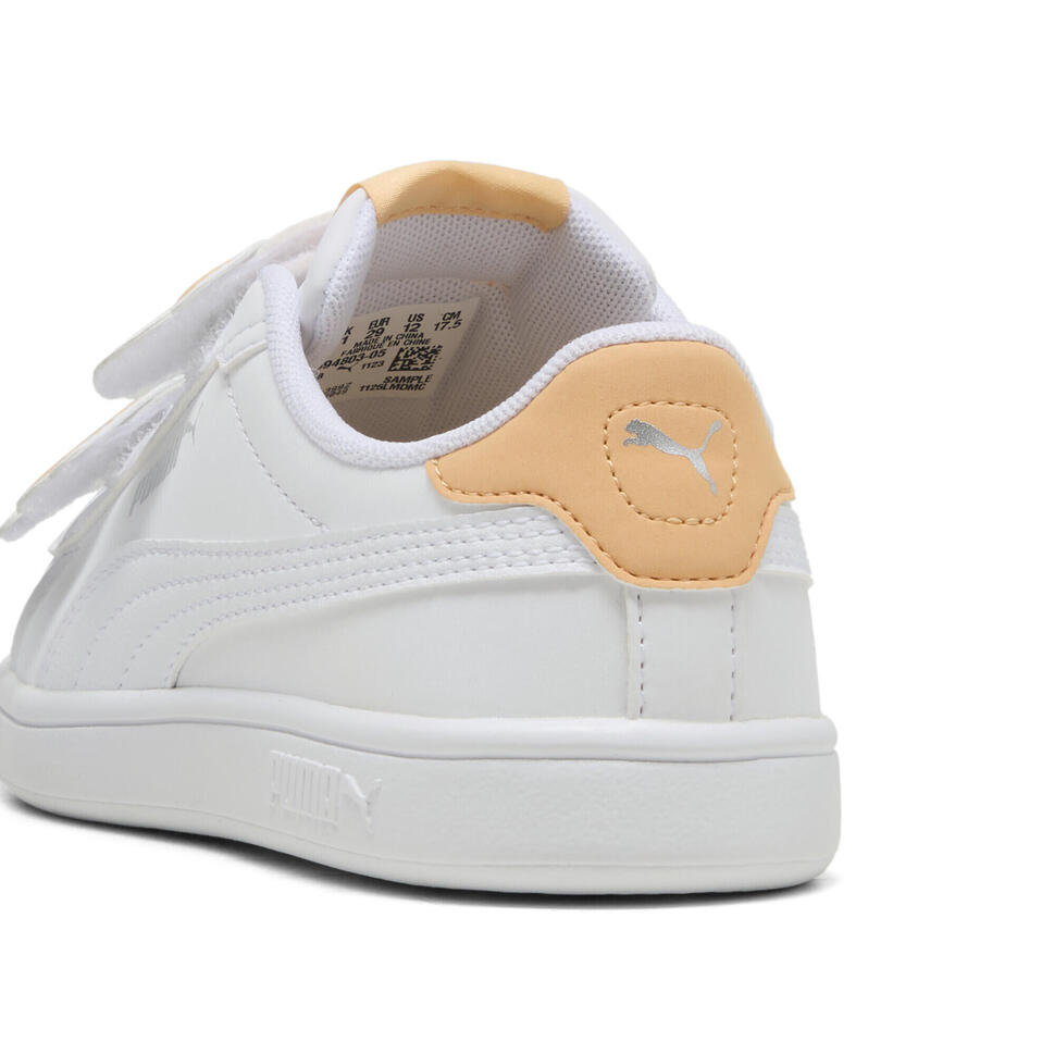 Sneakersy dziecięce PUMA Smash 3.0 Butterfly PUMA White Almost Apricot Orange