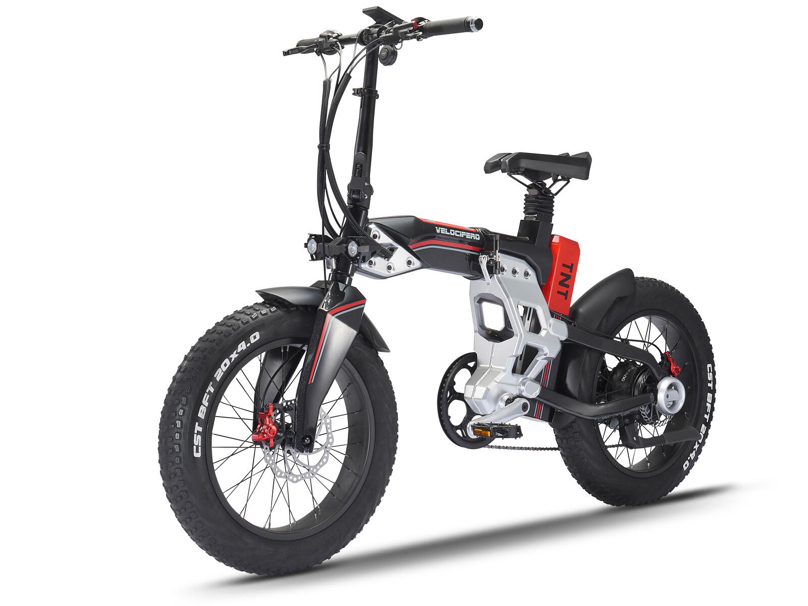 Velocifero TNT vouw-fatbike zwart 20 inch 624Wh 4/5