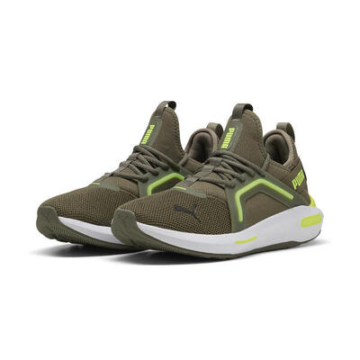 Zapatillas de running Softride Enzo 5 PUMA Loden Green Yellow Alert