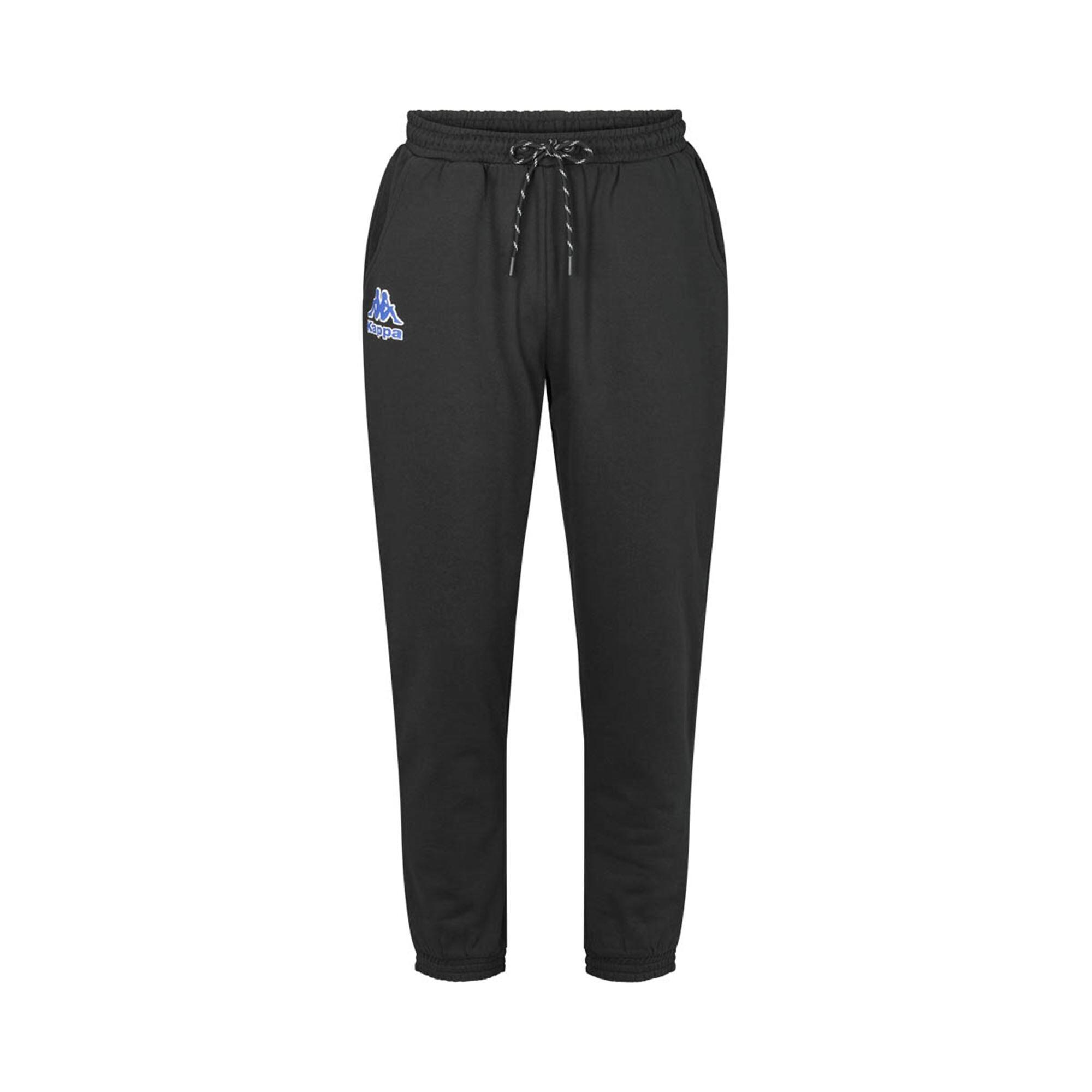 Pantalones de treino em algodão preto Kappa 2/4