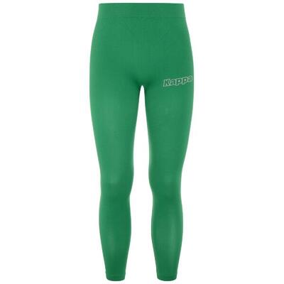 Scaldamuscoli lungo da uomo donna in poliammide rosso da calcio