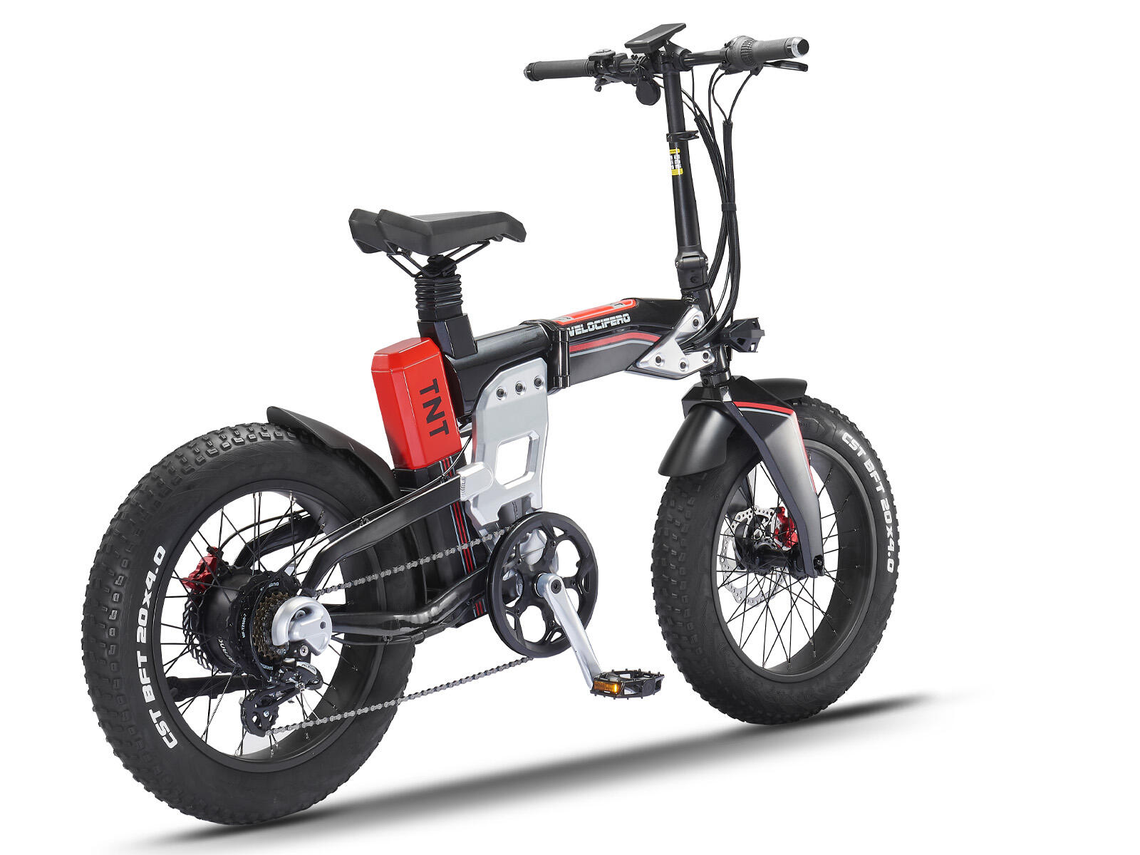 Velocifero TNT vouw-fatbike zwart 20 inch 624Wh 3/5