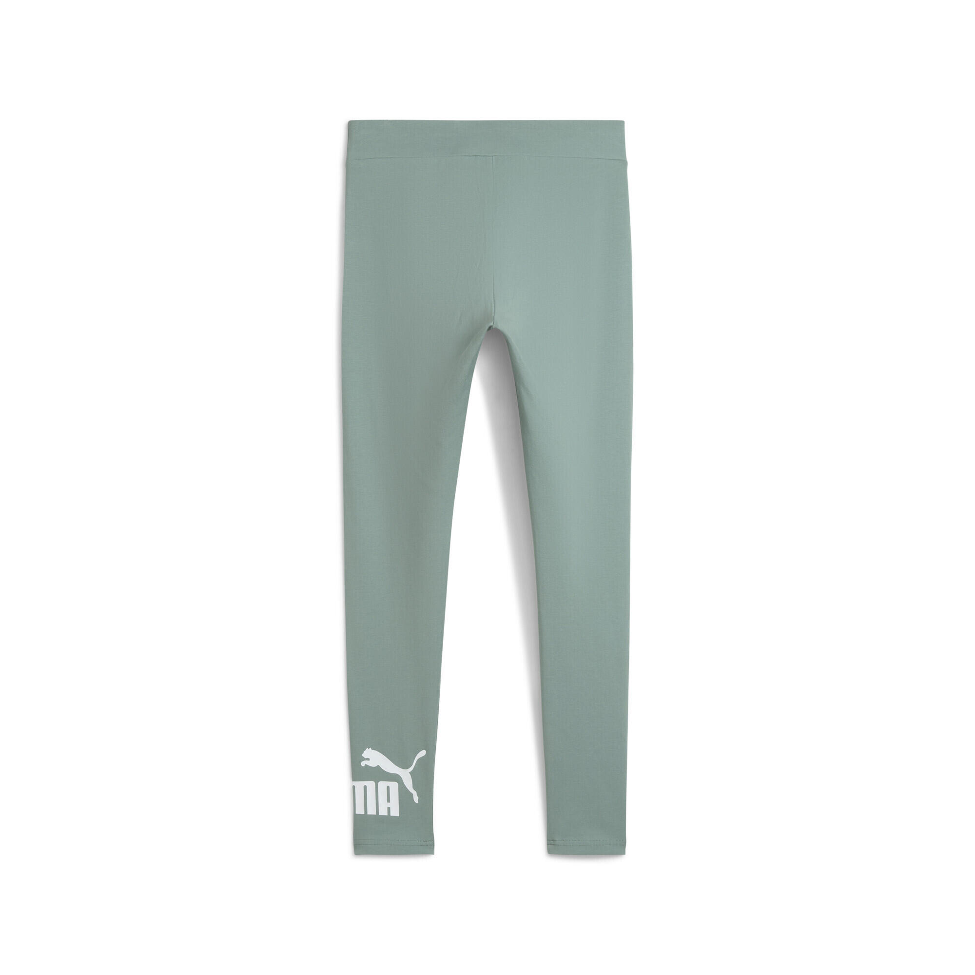 ESS No. 1 Logo Leggings Damen PUMA Green Moon 6/7