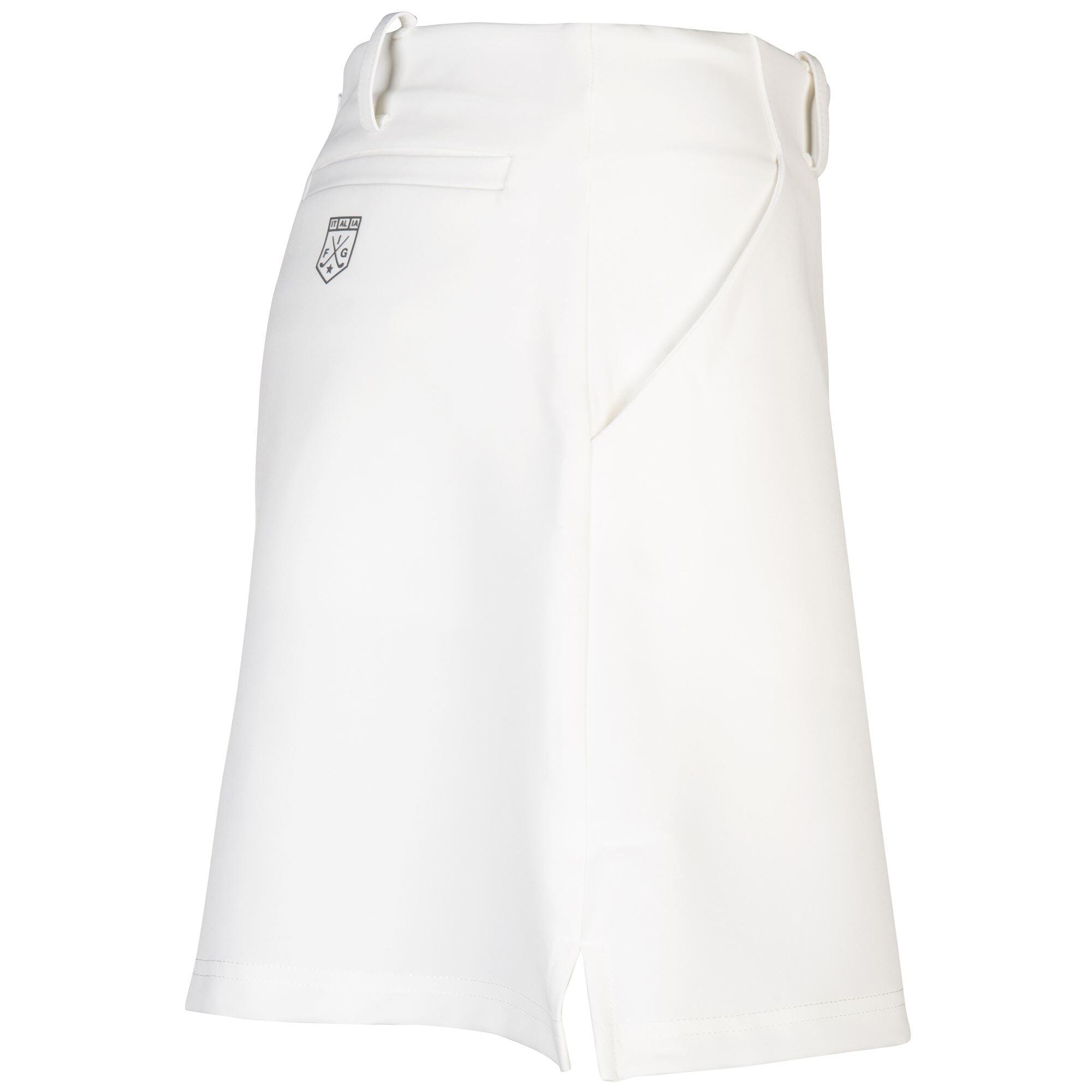 Gonna corta da donna in nylon bianco da golf 2/5