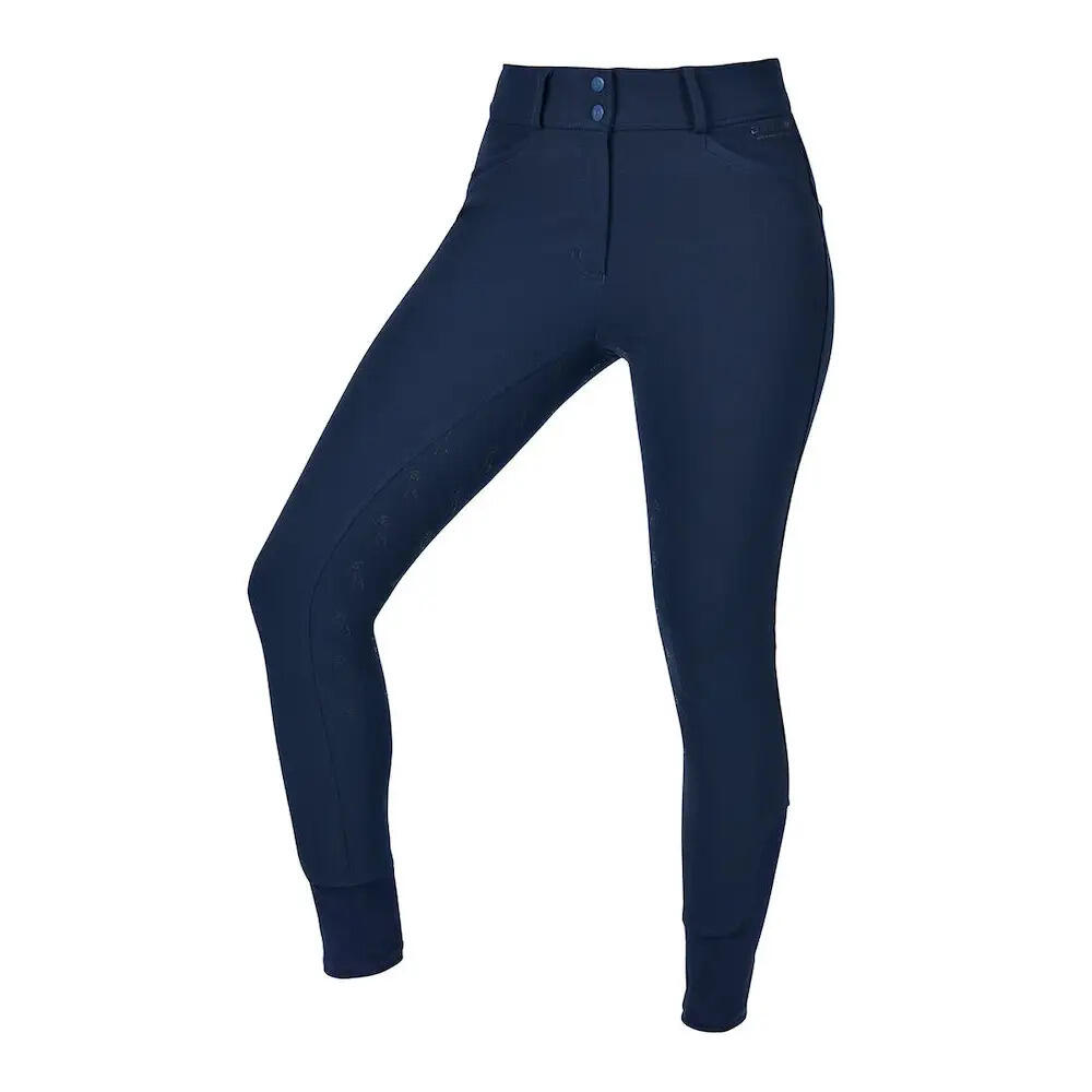 Dublin - Pantalon Équitation Full Grip Femme Dublin Cammy Comfort Twill - Pantalon D'Équitation - Bleu - 36 - Decathlon