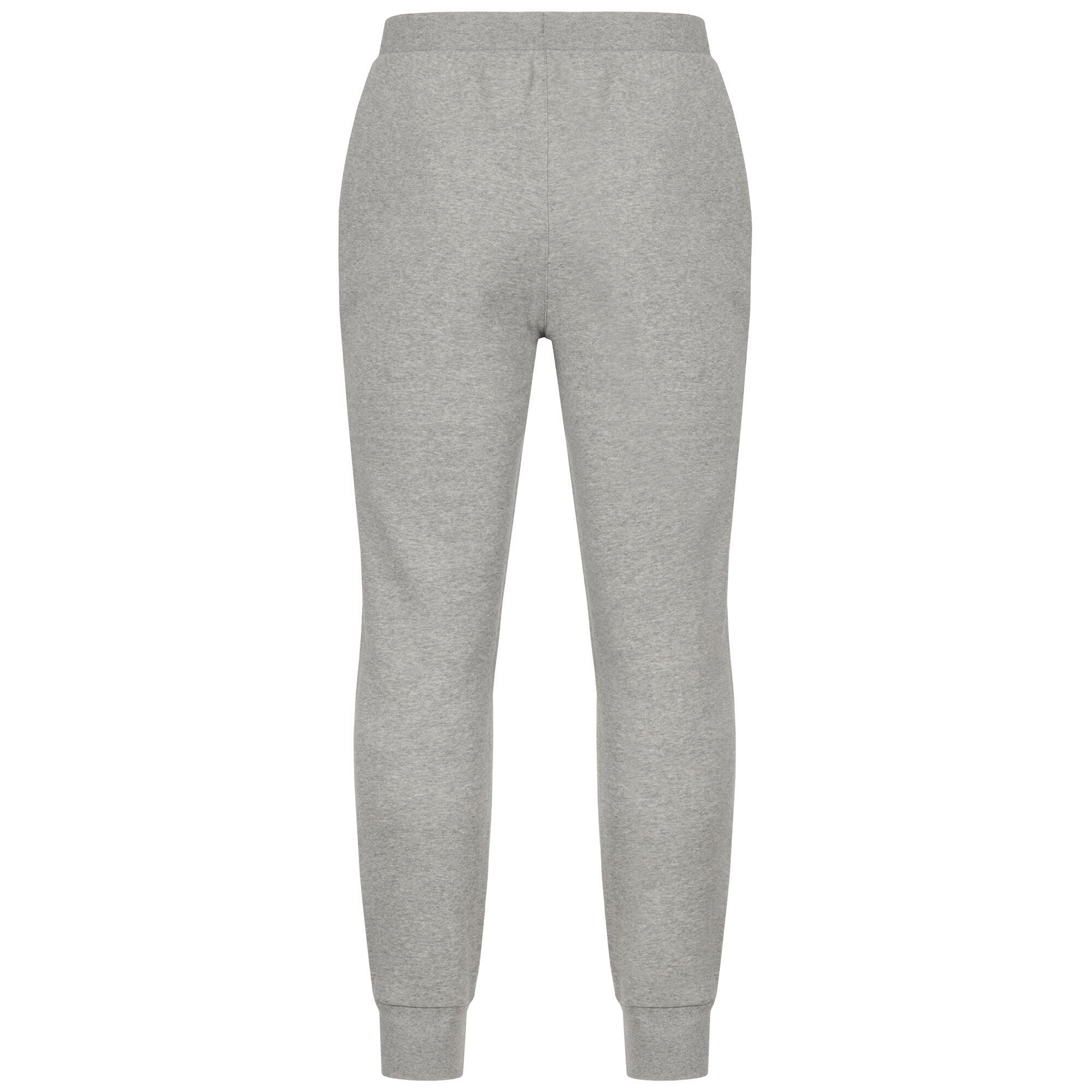 Pantaloni tuta da uomo in cotone grigio da sportivo/a 3/4