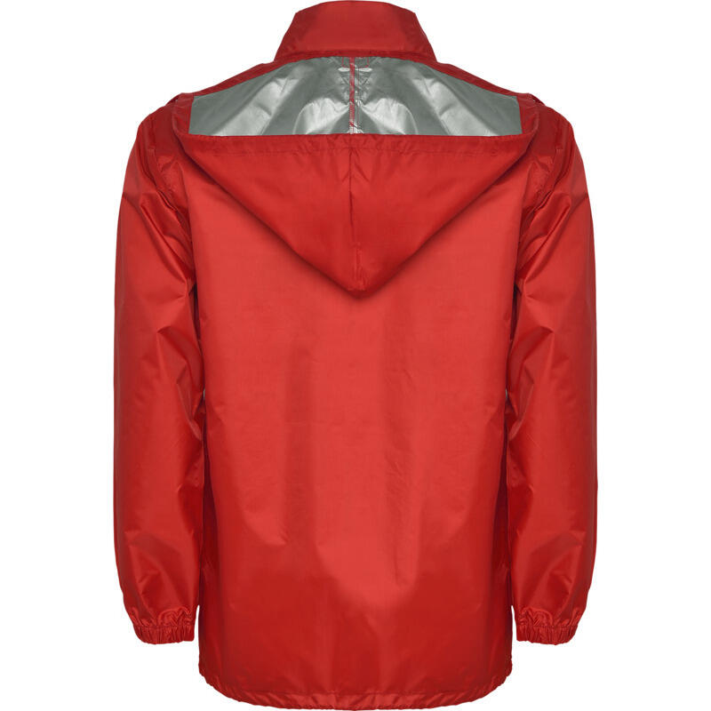 Chaqueta Impermeable Escocia de Ligero para Adultos Unisex Rojo 2/4