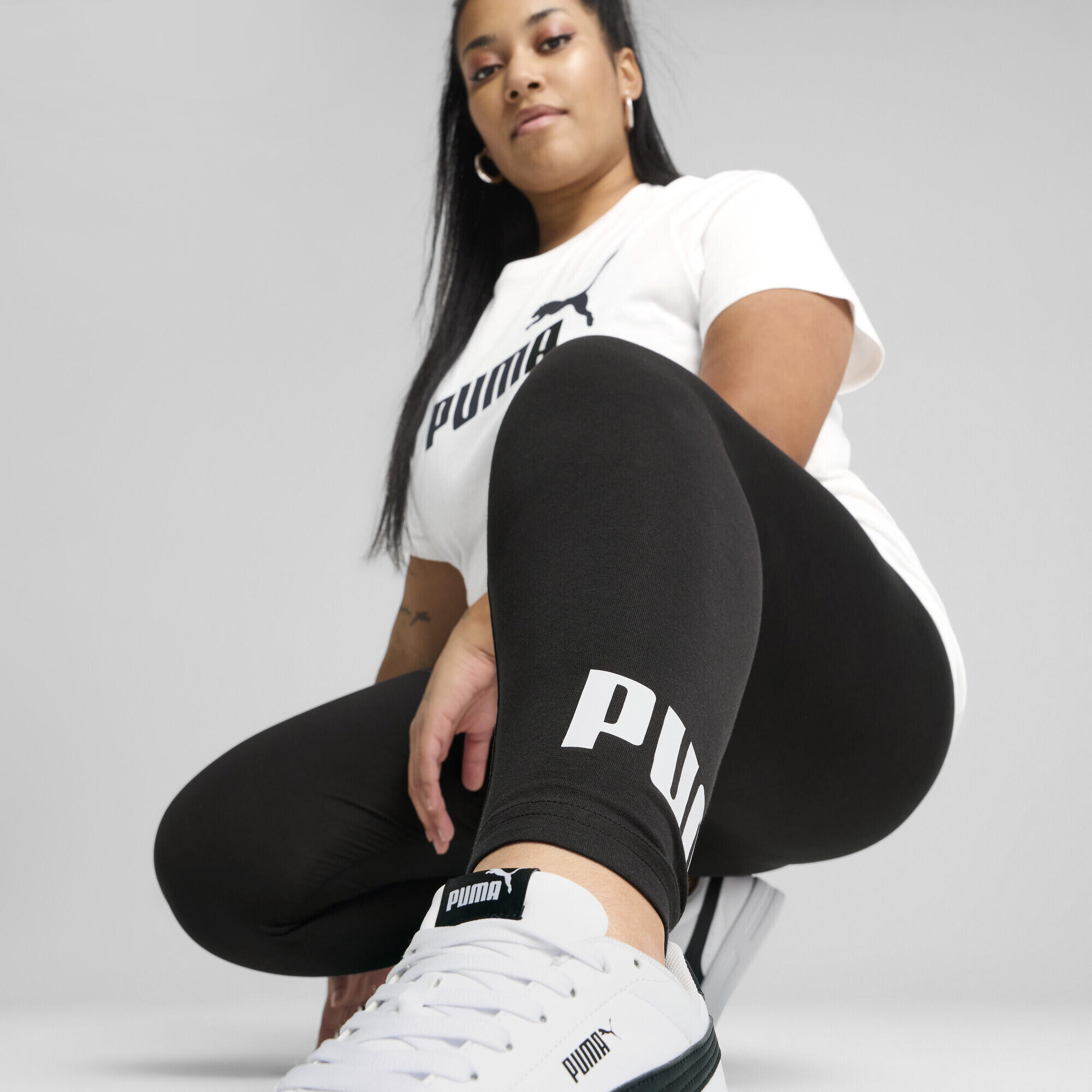 Leggings con logo ESS N. 1 da donna PUMA 3/7