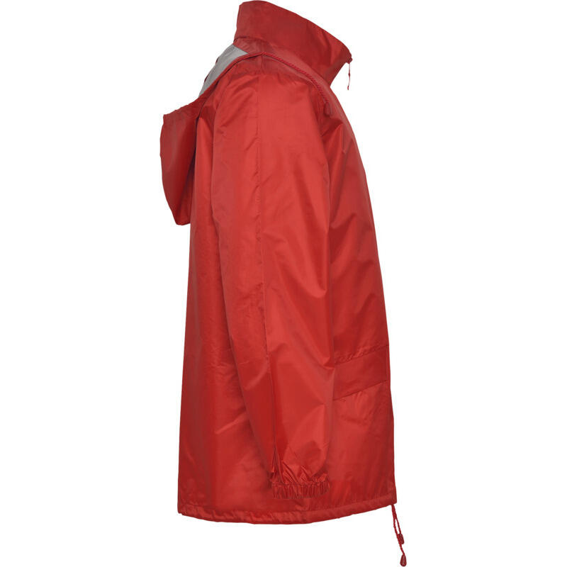 Chaqueta Impermeable Escocia de Ligero para Adultos Unisex Rojo 4/4