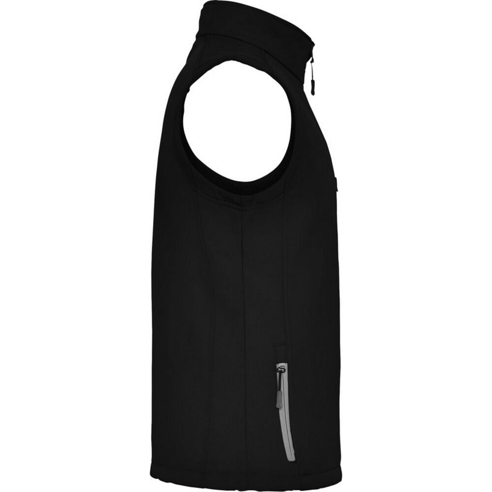 Unisex Adult Nevada Softshell Body Warmer (Solid Black) 3/3