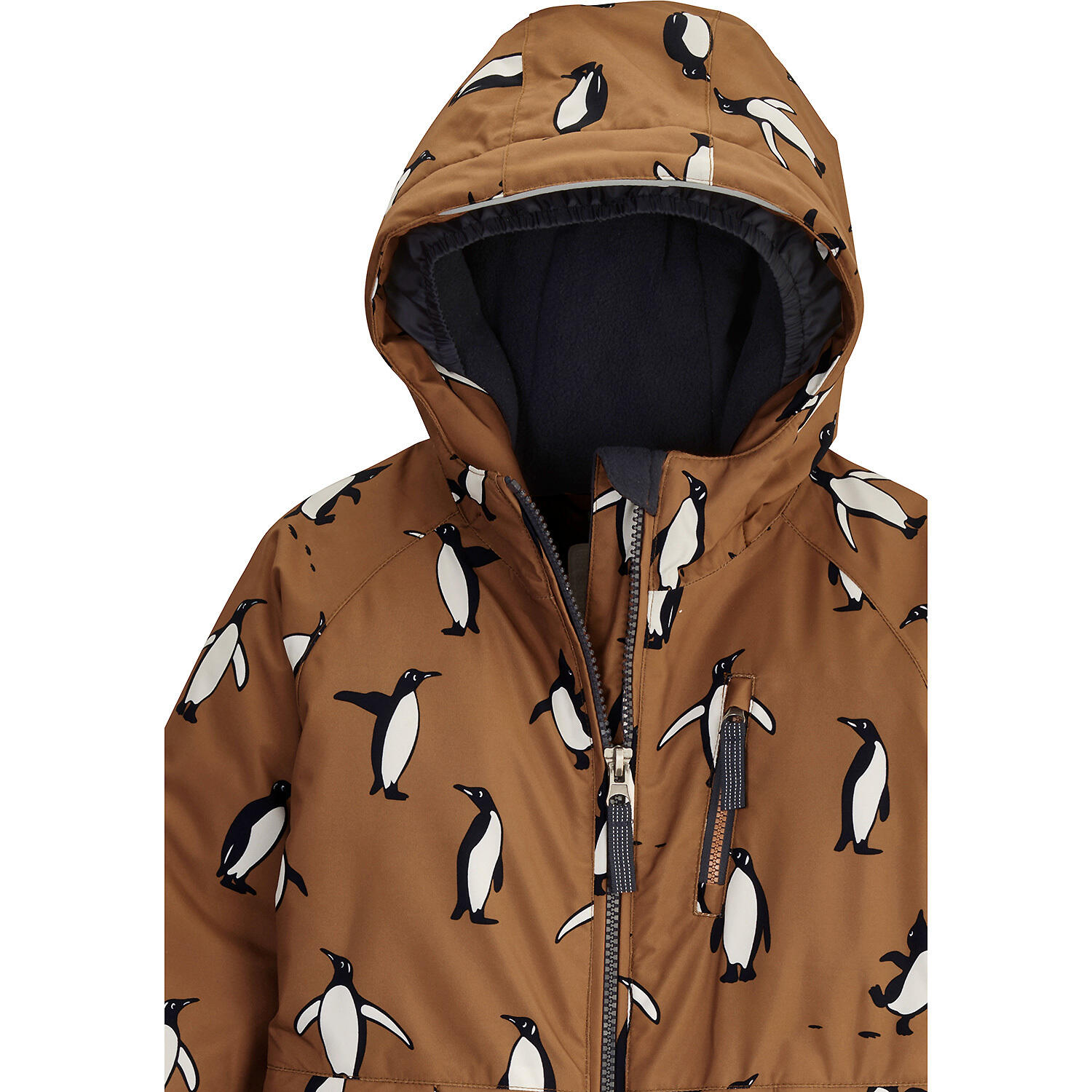 Tuta Da Sci Bambini First Instinct - Impermeabile 100% Con Cappuccio E Rinforzi Riflettenti - Foto 9