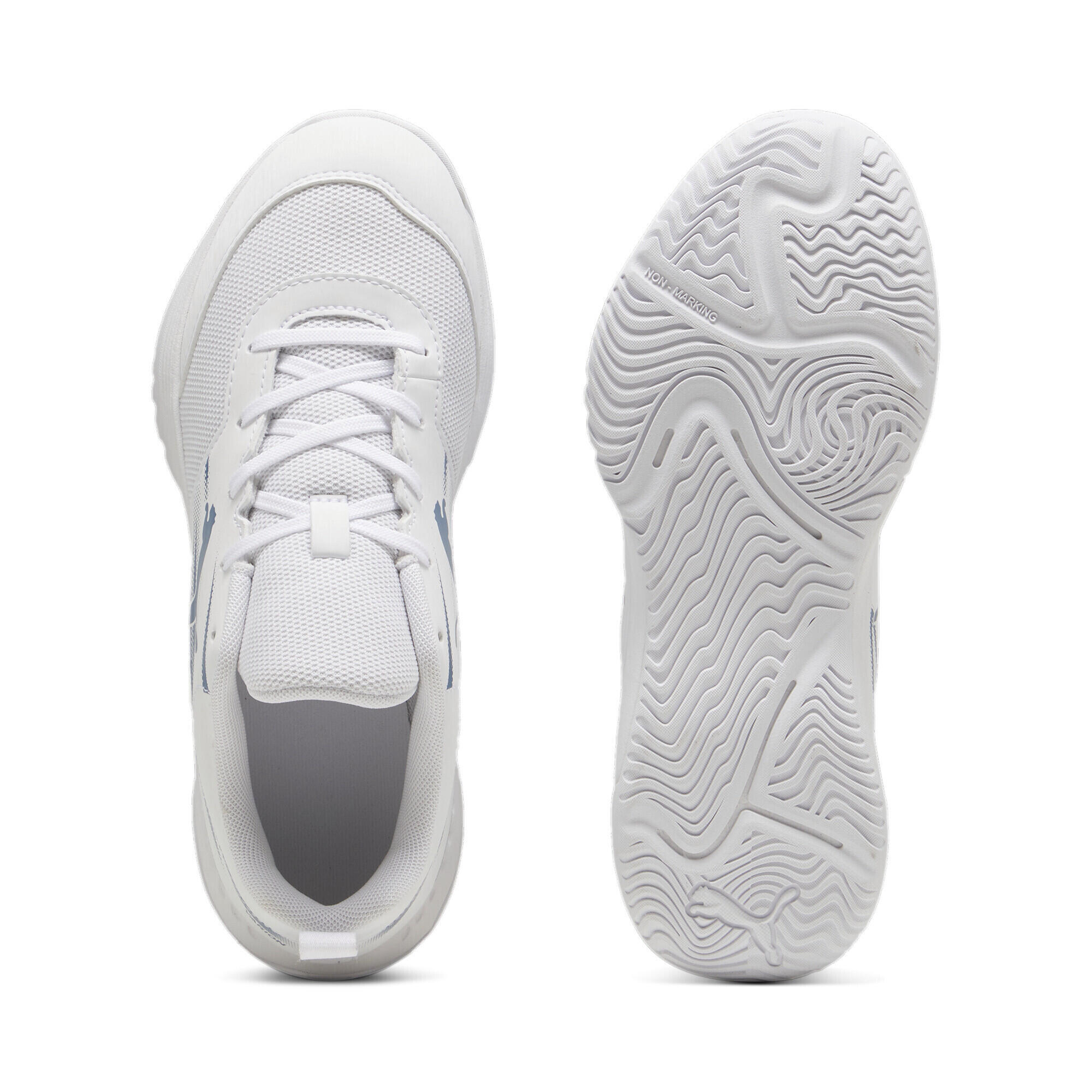 Varion II Hallensportschuhe Jugendliche PUMA White Blue Horizon 4/7