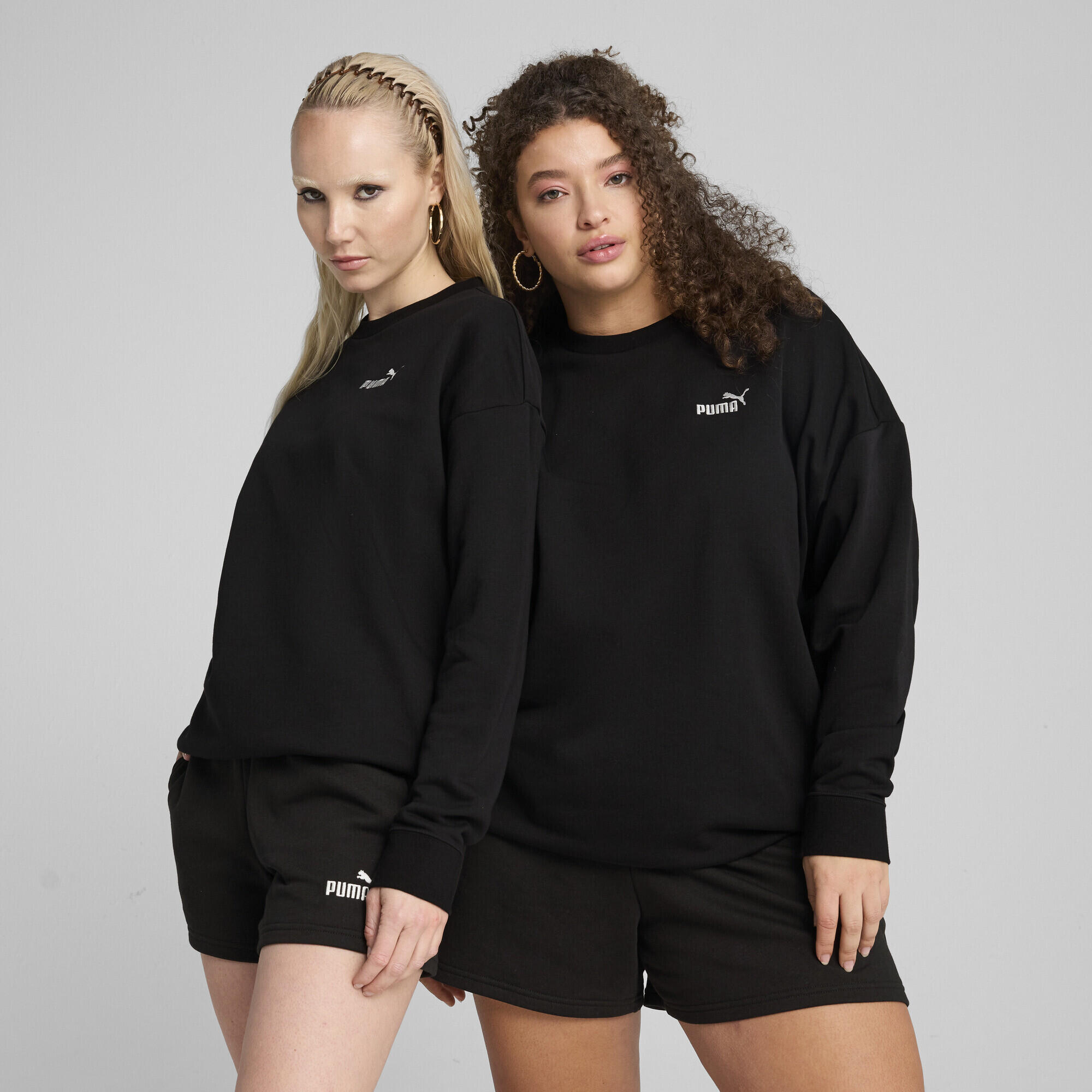 Suéter holgado de cuello redondo ESS con logotipo N.º 1 Mujer PUMA 2/7