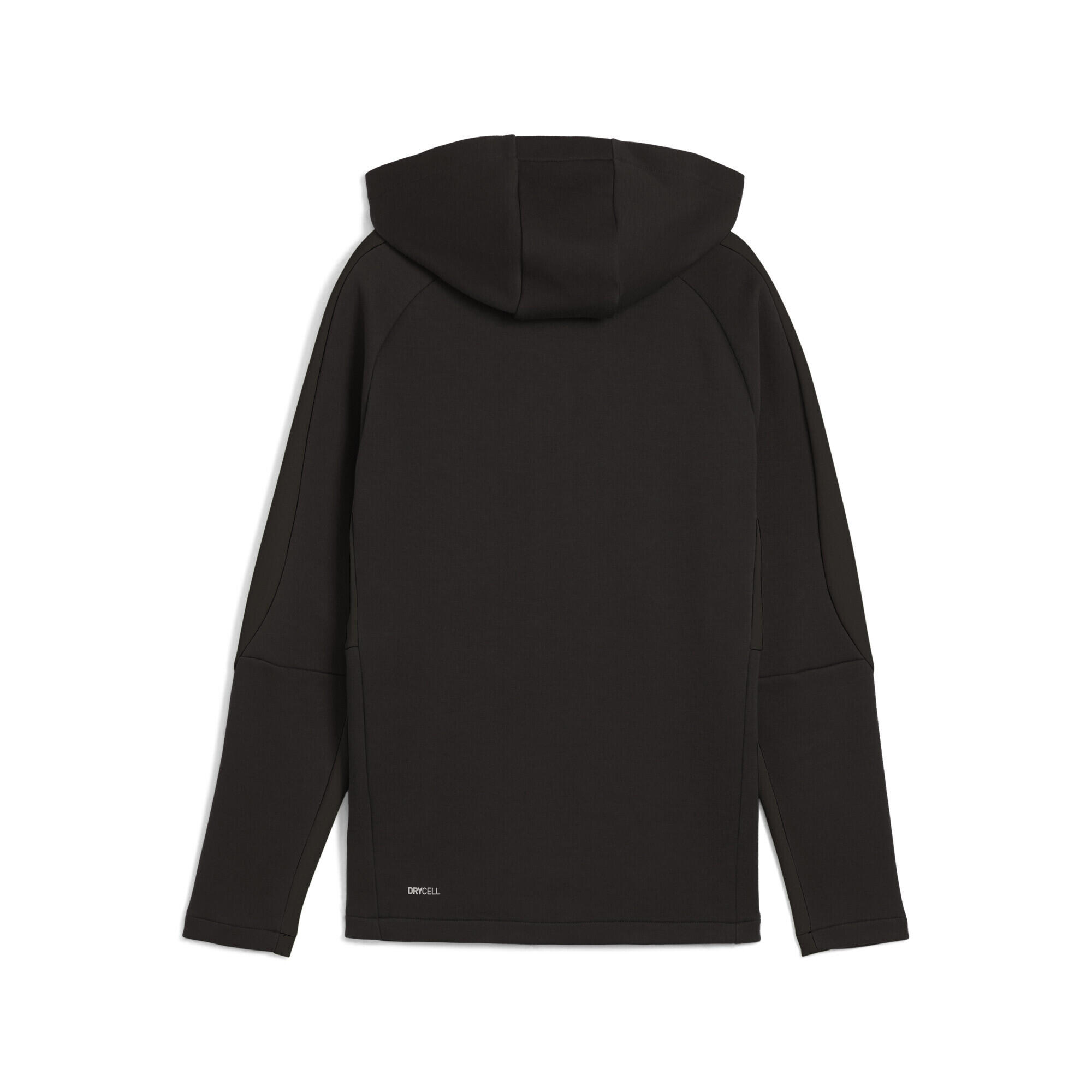 Felpa con cappuccio e zip integrale EVOSTRIPE per ragazzi PUMA Black 5/7