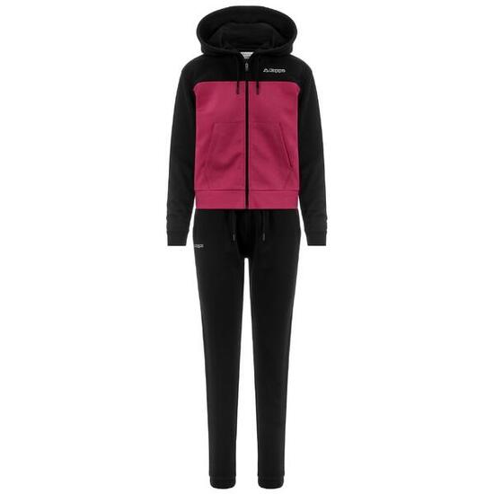 Tuta da donna in cotone rosso da sportivo