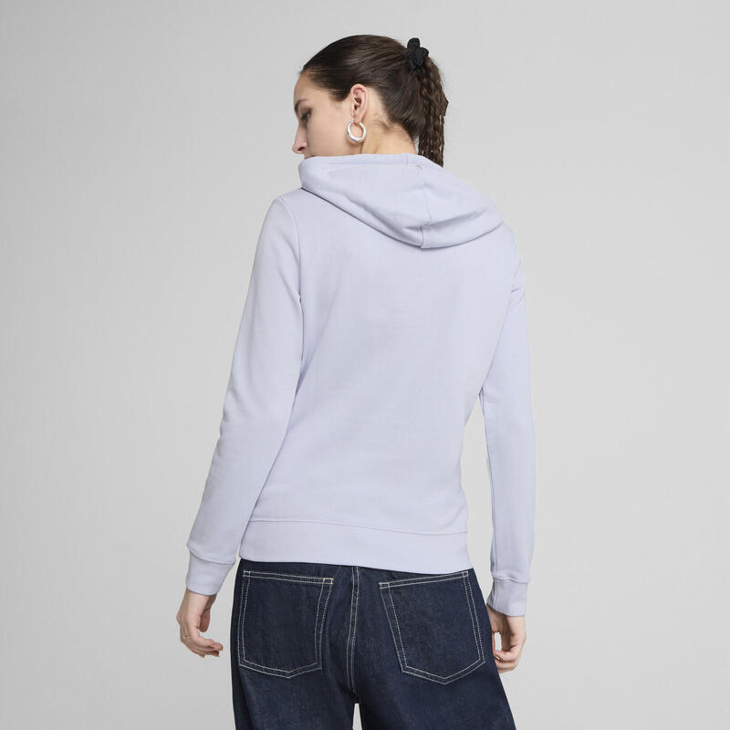 Manșoane Alergare Femei ESS No. 1 Logo Hoodie Roz PUMA Cool Weather Blue
