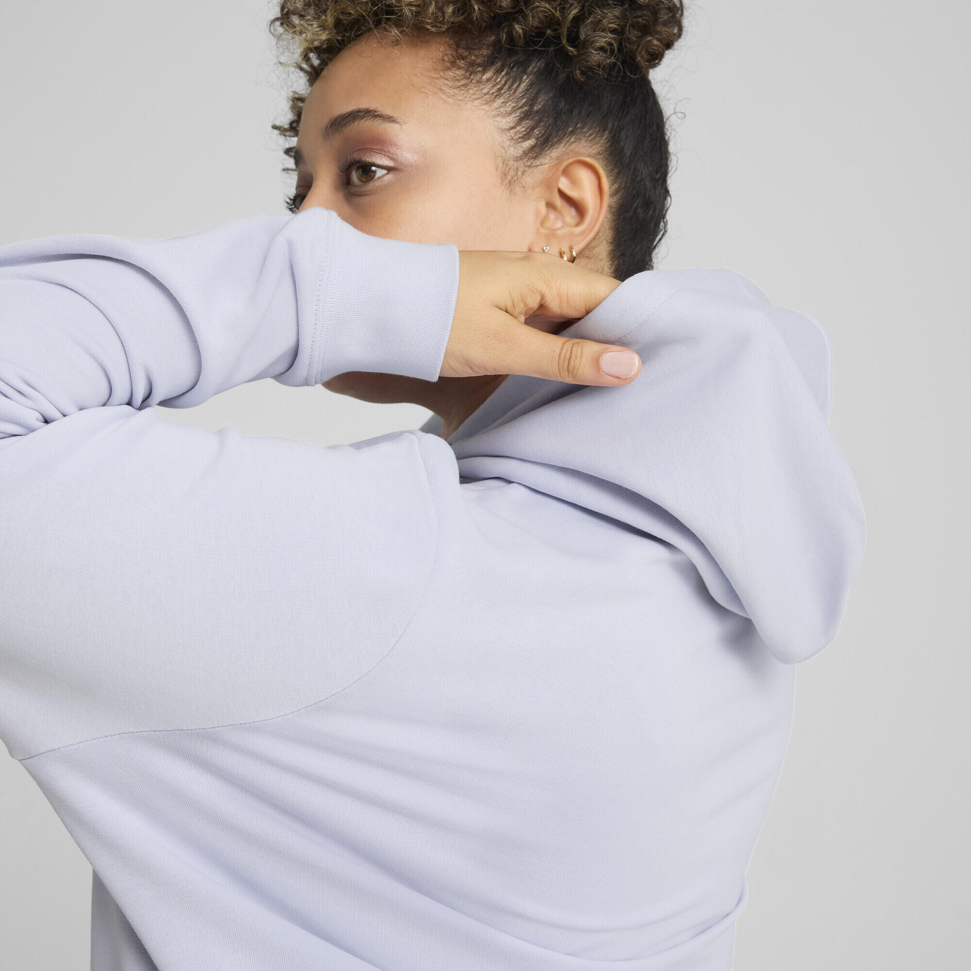 ESS No. 1 Logo Hoodie Damen PUMA Cool Weather Blue 3/7