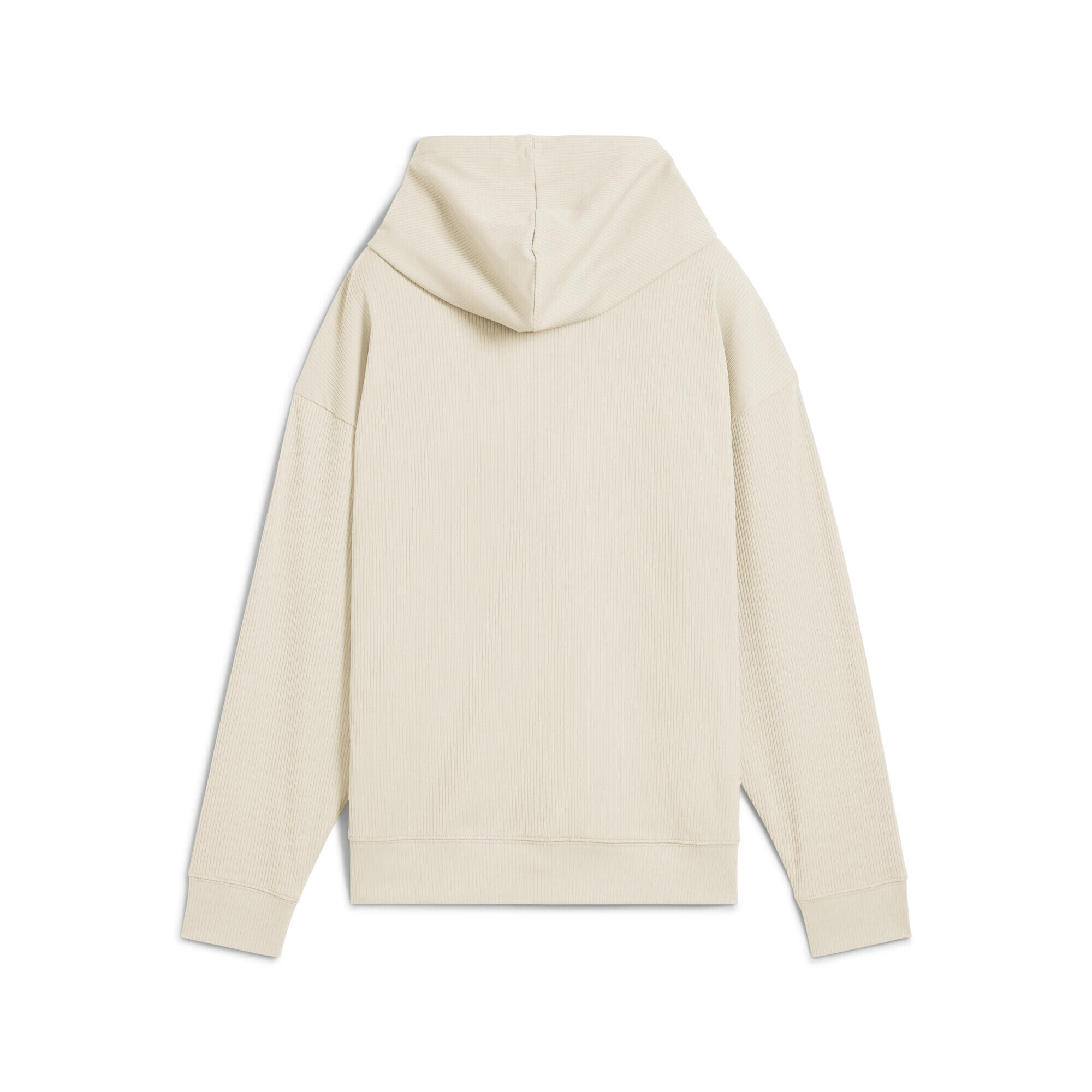 Hoodie côtelé confort ESS ELEVATED Femme PUMA Alpine Snow White 7/7