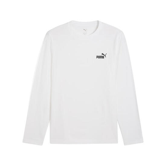 T-shirt à manches longues et logo N° 1 Essentiels Homme PUMA White