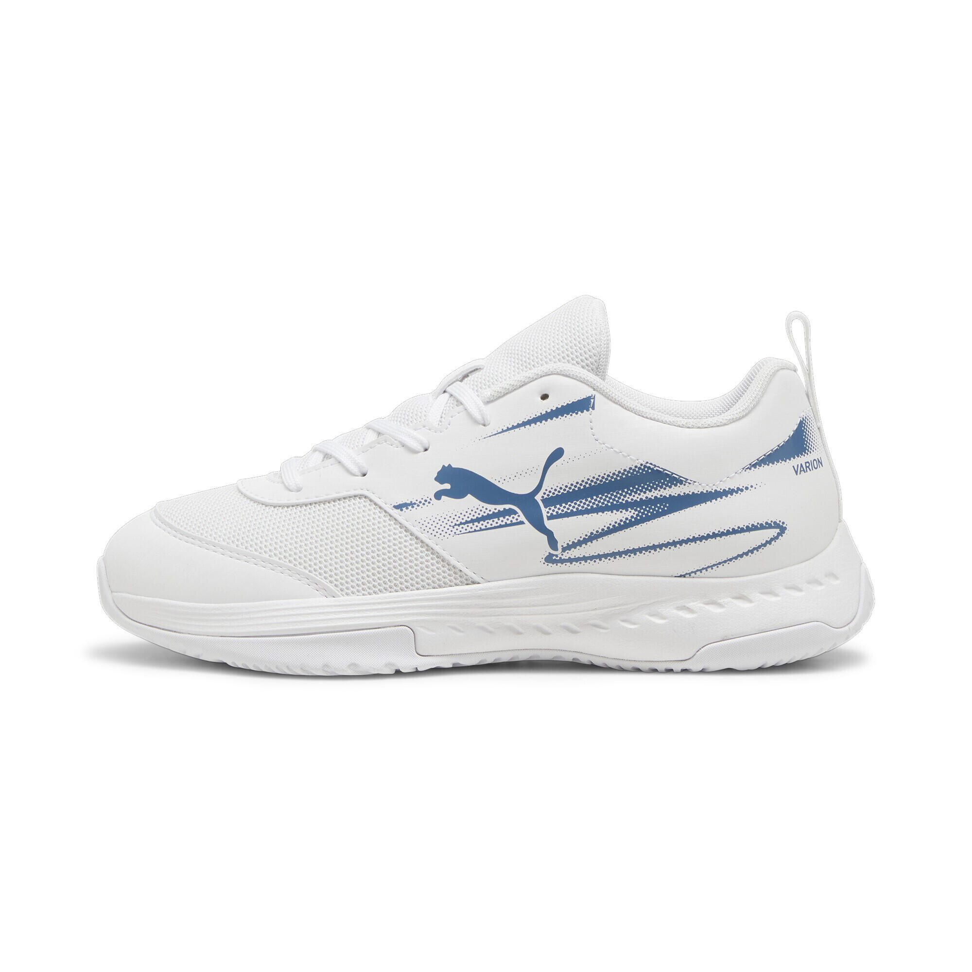 Varion II Hallensportschuhe Jugendliche PUMA White Blue Horizon 3/7