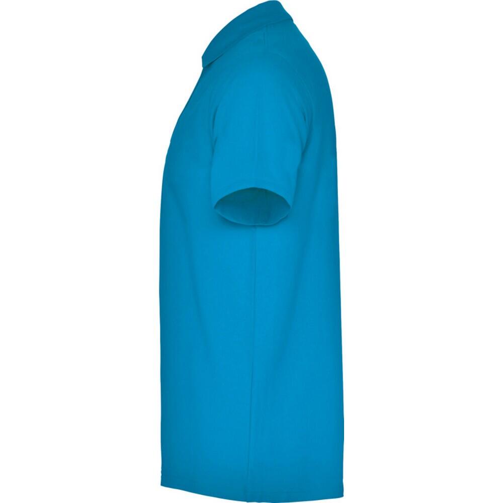 Unisex Austral Austral poloshirt met korte mouwen voor volwassenen (Turquoise) 4/4