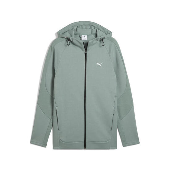 EVOSTRIPE hoodie met rits voor heren PUMA Green Moon