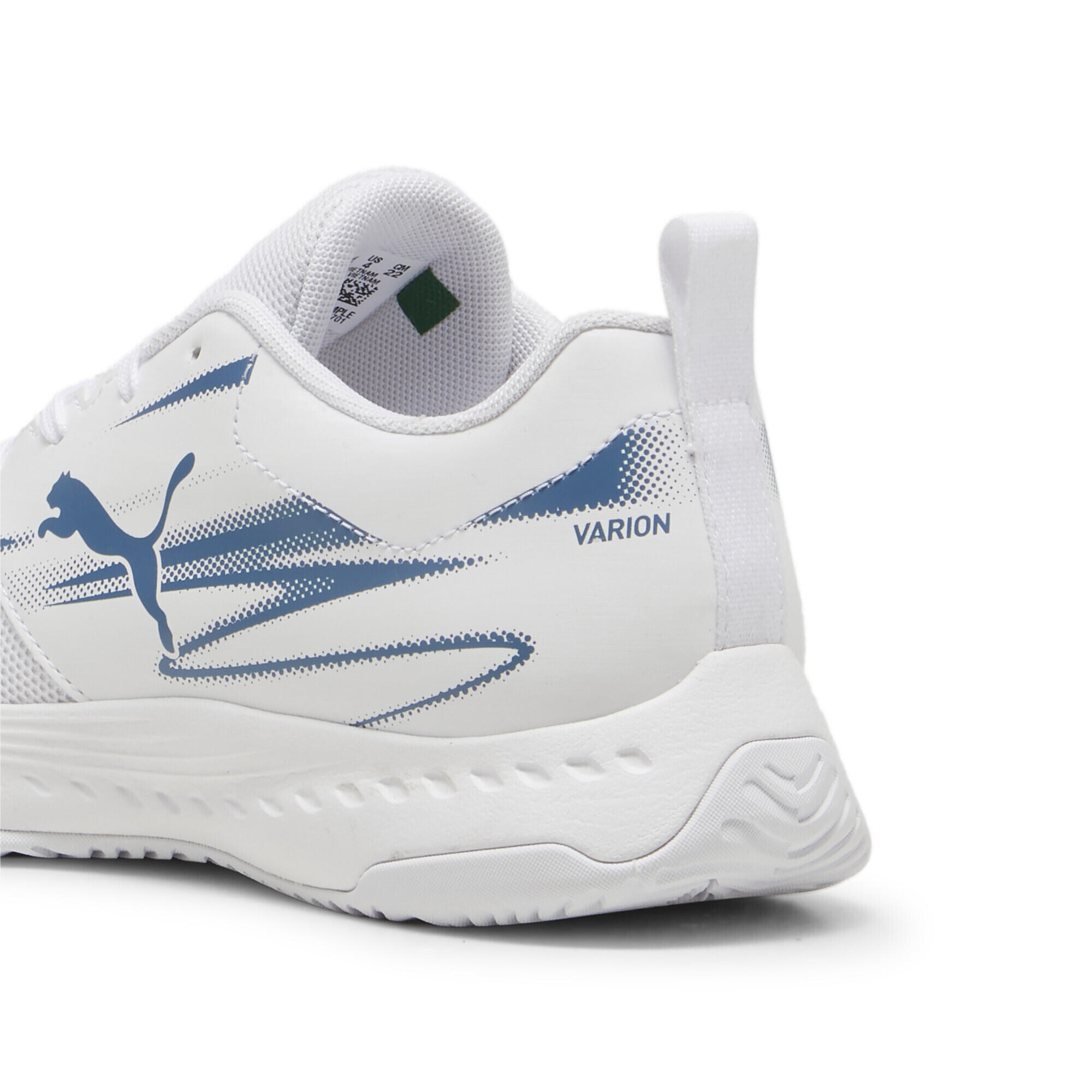 Varion II Hallensportschuhe Jugendliche PUMA White Blue Horizon 2/7