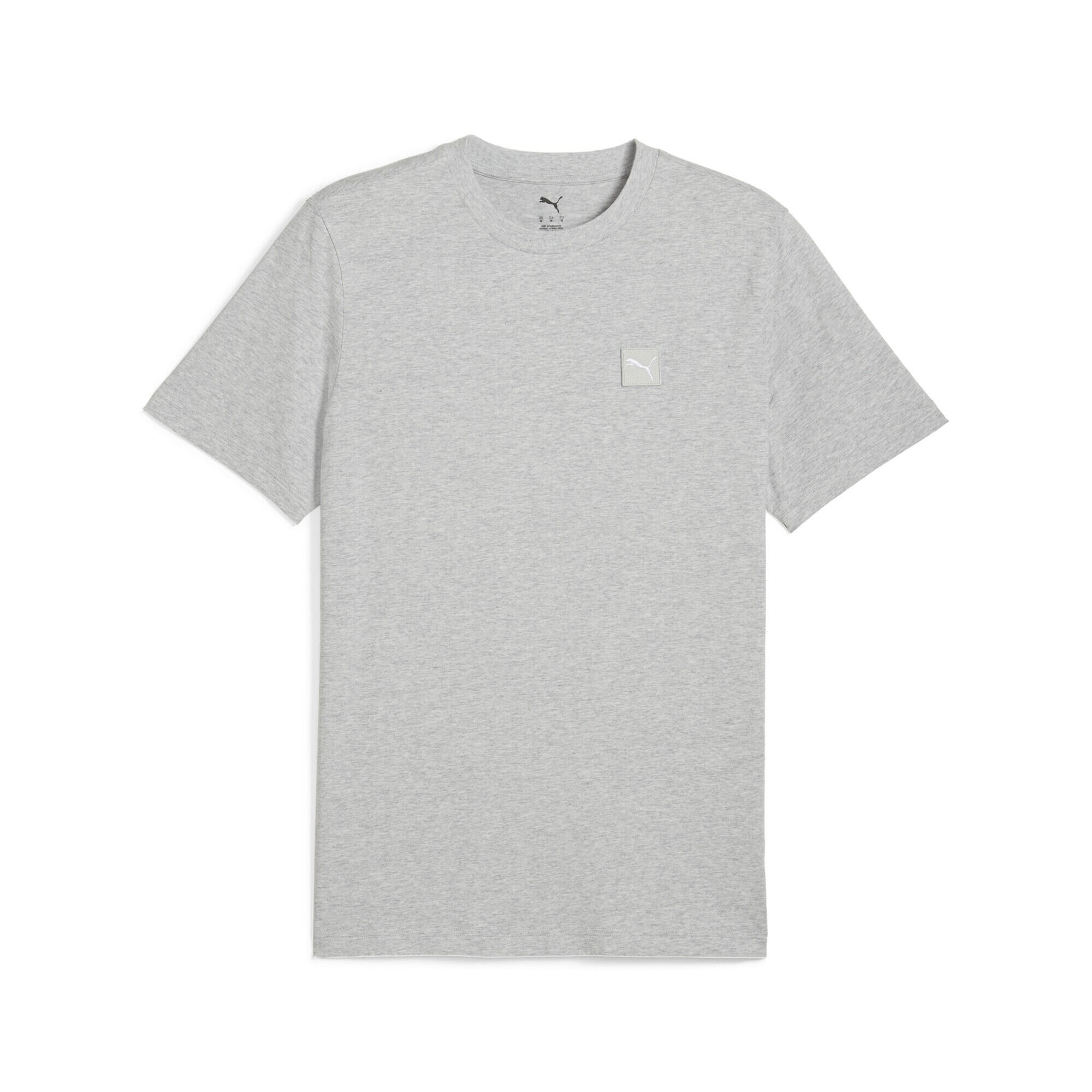 Puma - T-shirt Essentials Elevated Homme Puma Light Gray Heather - T-shirt Manches Courtes - Gris|noir - S - Decathlon