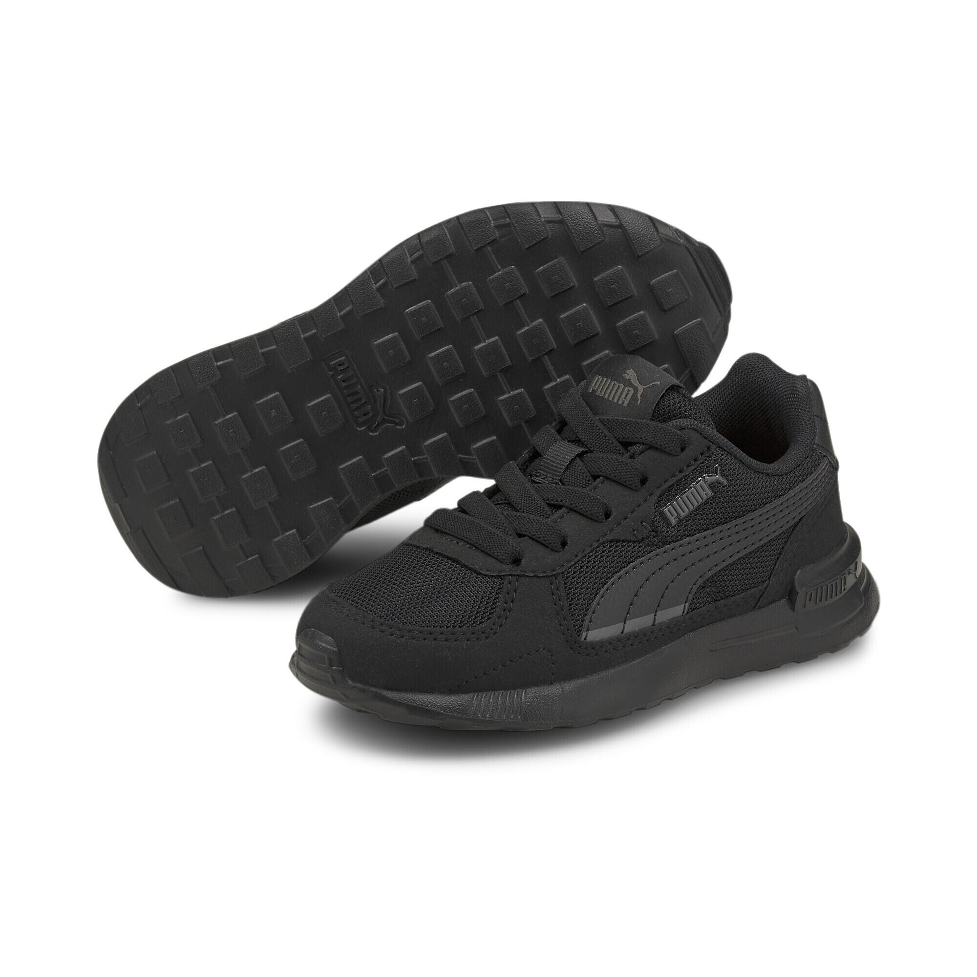 Puma - Baskets À Fermeture Facile Graviton Enfant Puma - Baskets - Gris|noir - Decathlon