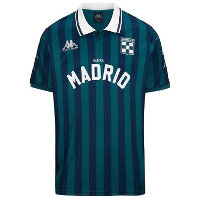 t-shirt corta da uomo in poliestere verde da fitness