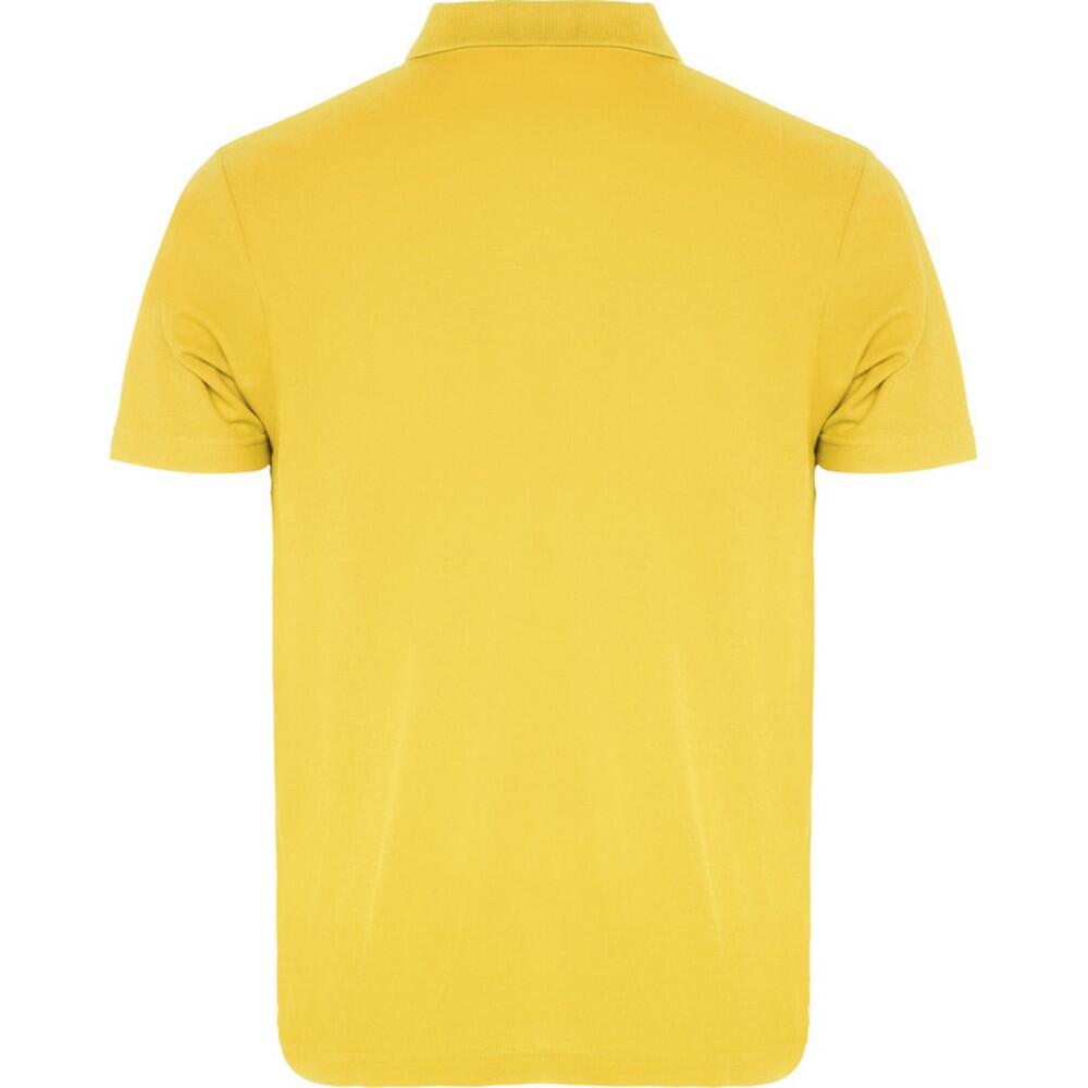 Unisex Austral Austral poloshirt met korte mouwen voor volwassenen (Geel) 2/4