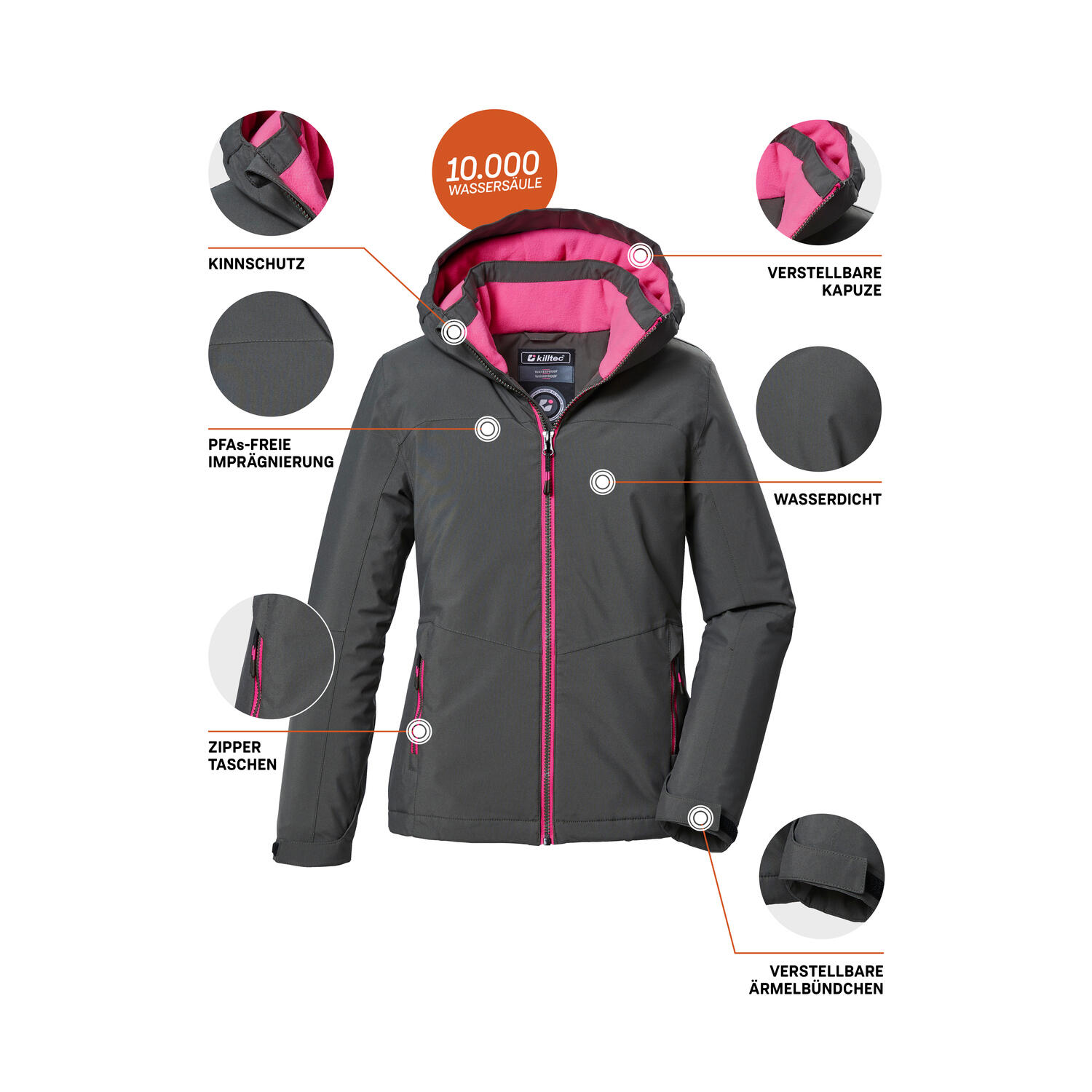 Kinder, Mädchen Jacke KOW 352 GRLS JCKT 6/6