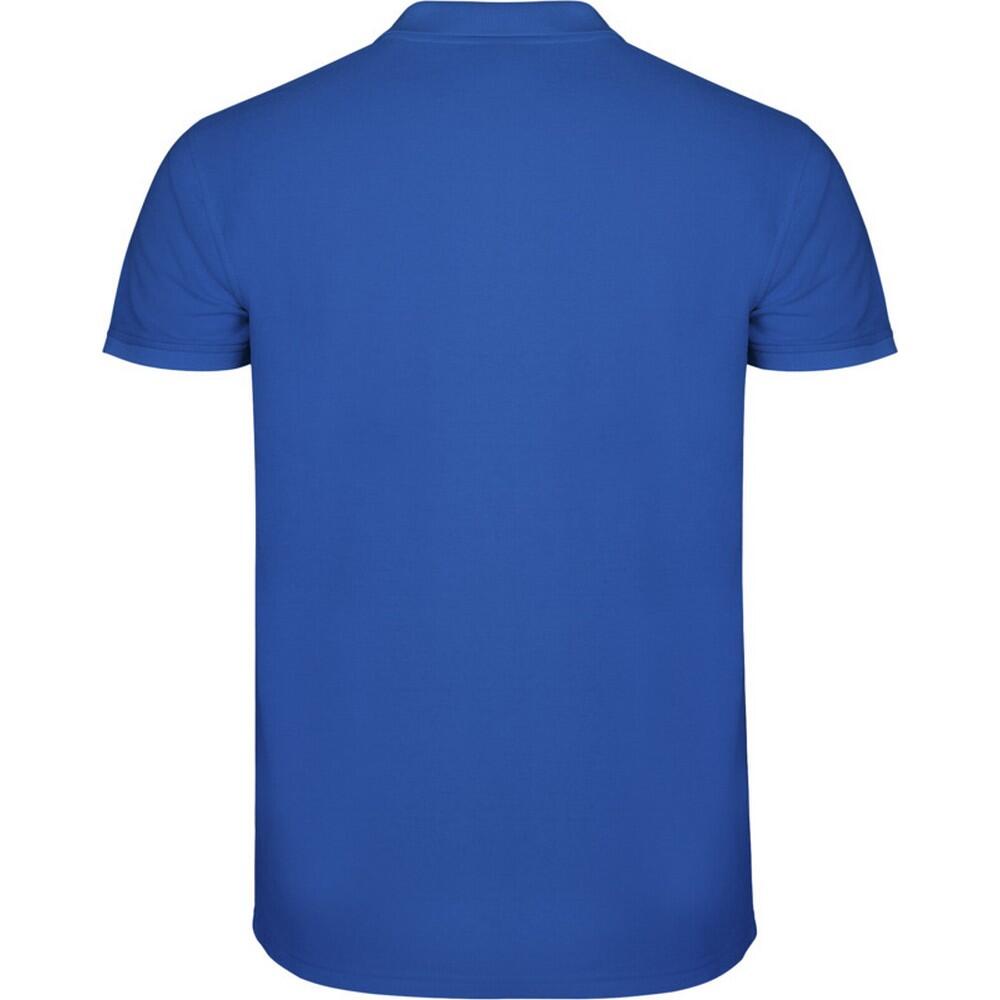 Maglietta Polo Maniche Corte Bambini Roly Star Blu Reale 2/4