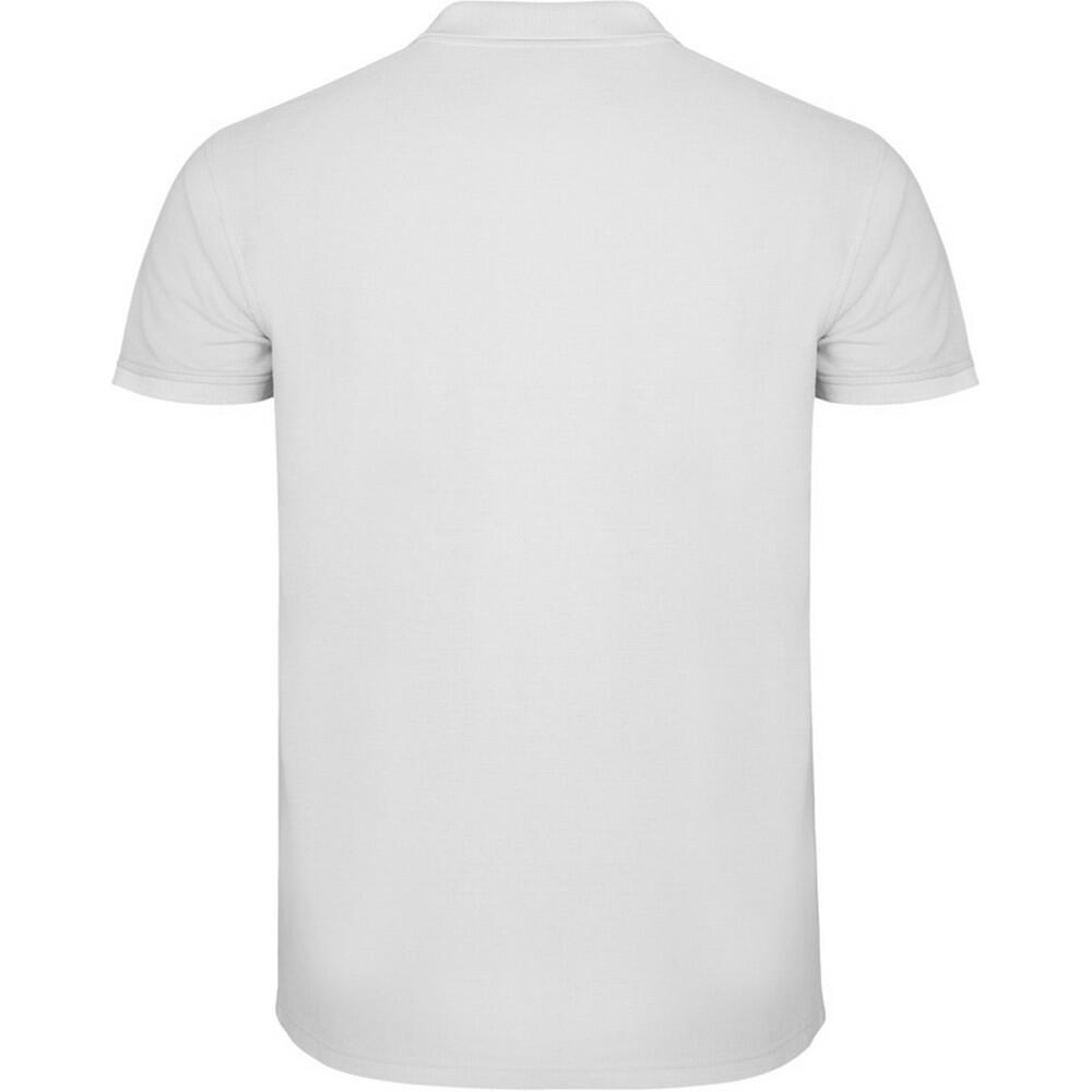 Polo Star de Manga Corta para Niños/Niñas Blanco 2/4
