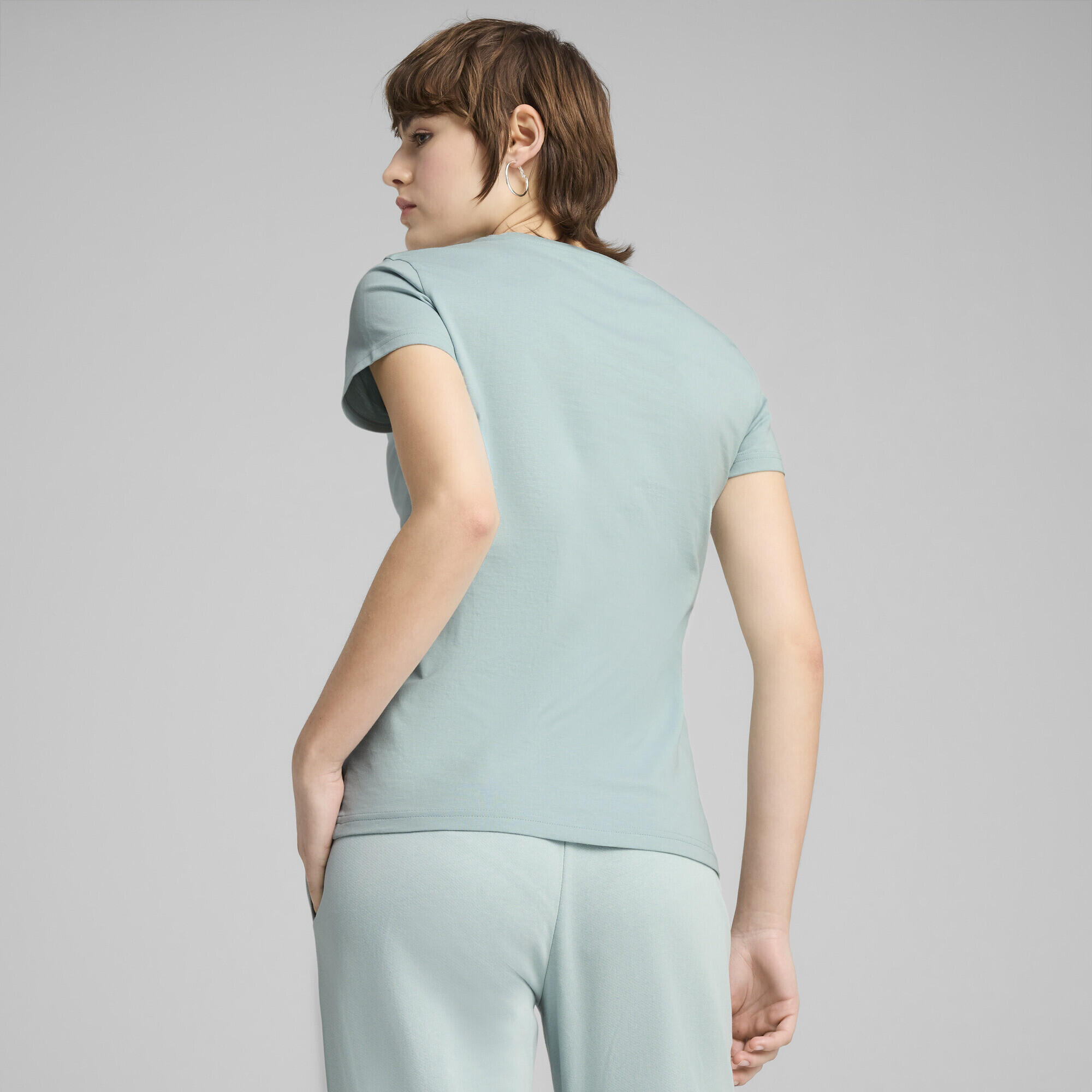 T-shirt ESS ELEVATED Femme PUMA Modern Mint Green 3/7