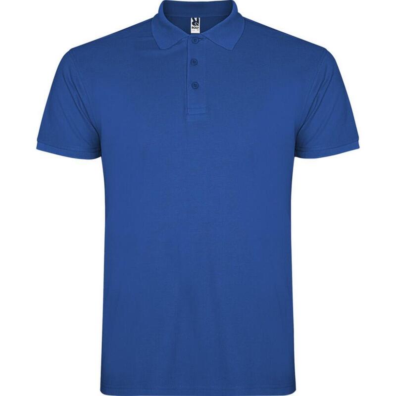 Polo Shirt met korte mouwen voor kinderen/Kids Star (Koningsblauw)