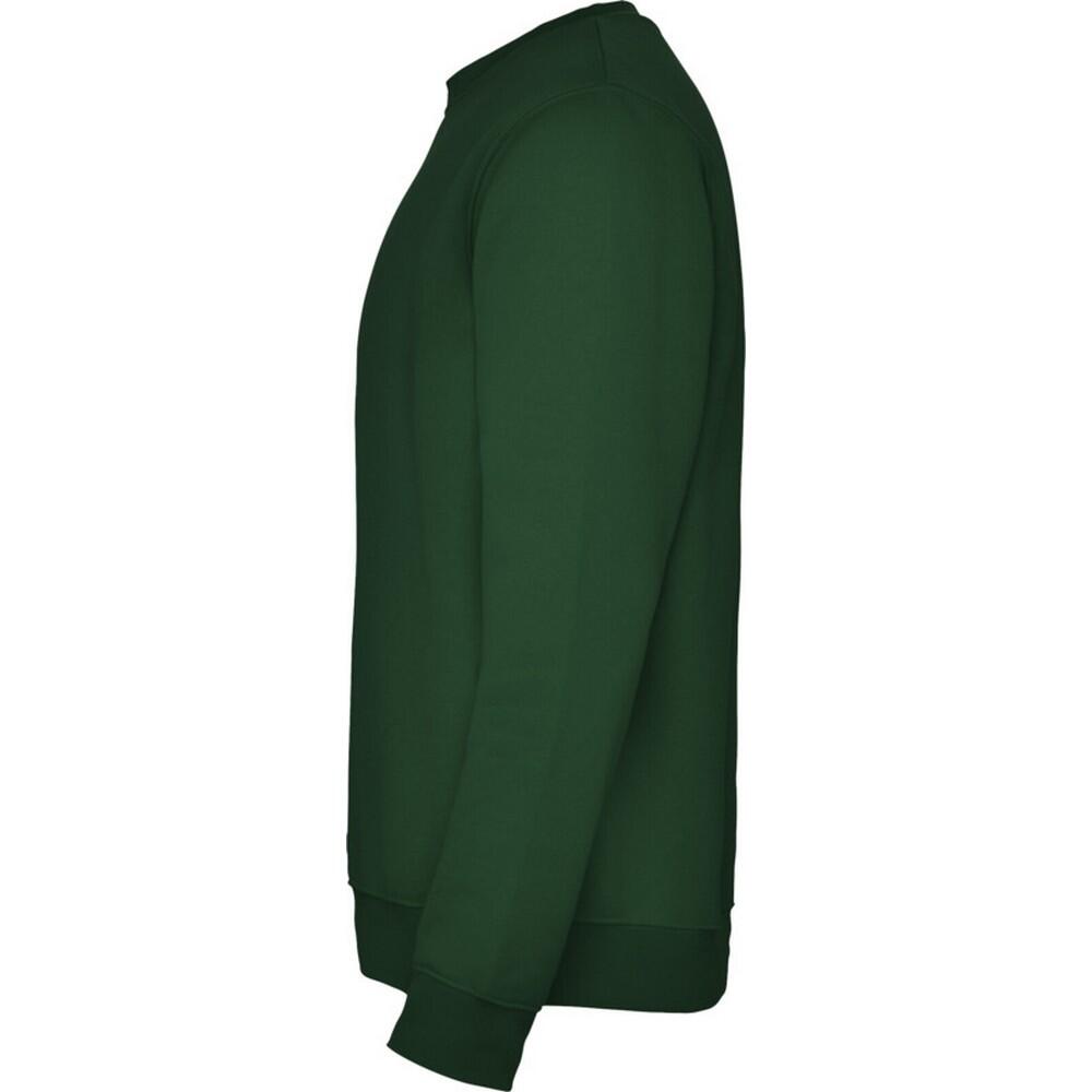 Unisex Clasica Crew Hals Sweatshirt voor volwassenen (Fles groen) 4/4