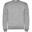 Camisola de gola redonda unissexo Clasica para adultos Cinzento Mesclado