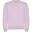 Camisola de gola redonda unissexo Clasica para adultos Rosa Claro