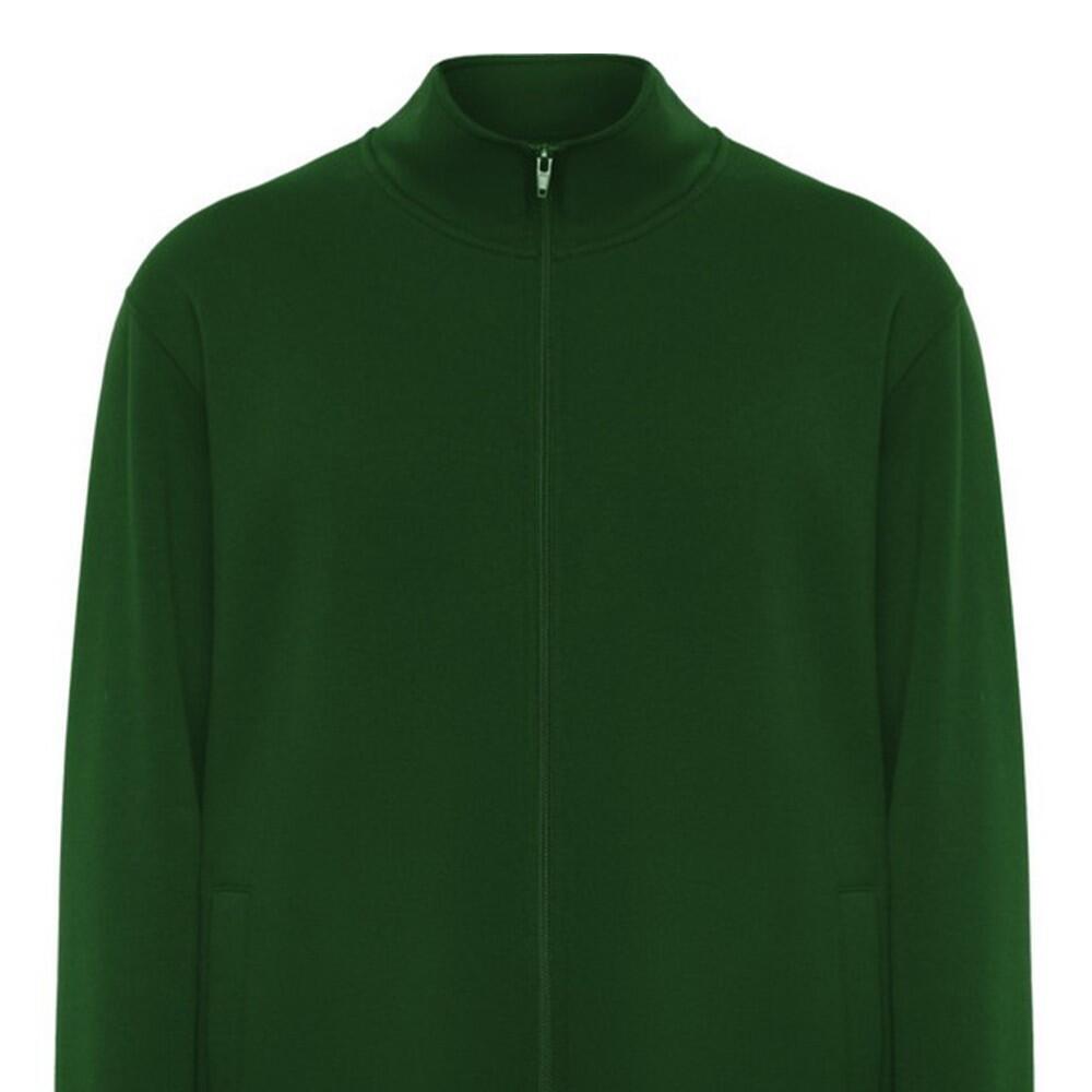 Unisex Volwassen Ulan Sweatshirt met volledige rits (Fles groen) 2/2