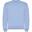 Camisola de gola redonda unissexo Clasica para adultos Azul Céu