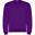 Camisola de gola redonda unissexo Clasica para adultos Roxo