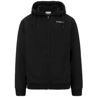 Hoodie met lange mouwen voor mannen feffox zwart
