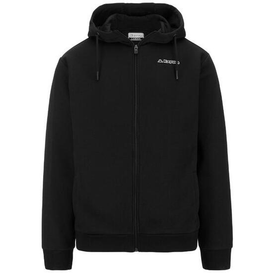 Veste à capuche manches longues homme Feffox noir
