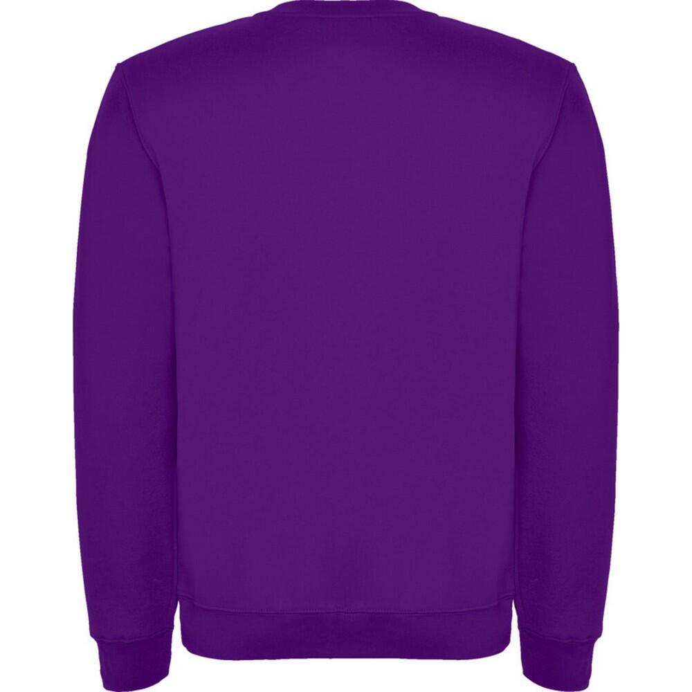 Unisex Clasica Crew Hals Sweatshirt voor volwassenen (Paars) 2/4