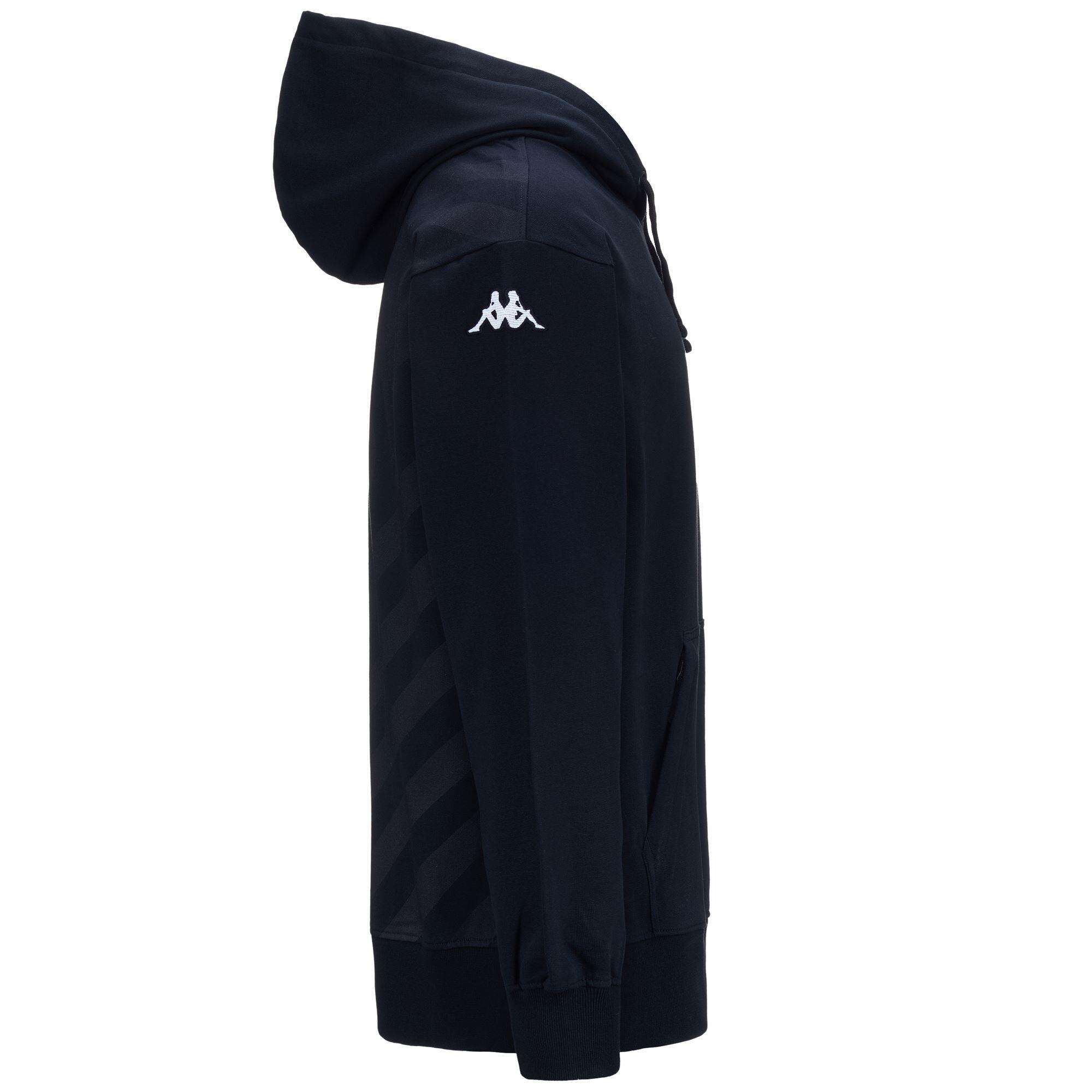 Felpa da uomo donna in cotone blu da sci 2/6