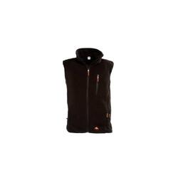 Gilet polaire chauffant noir