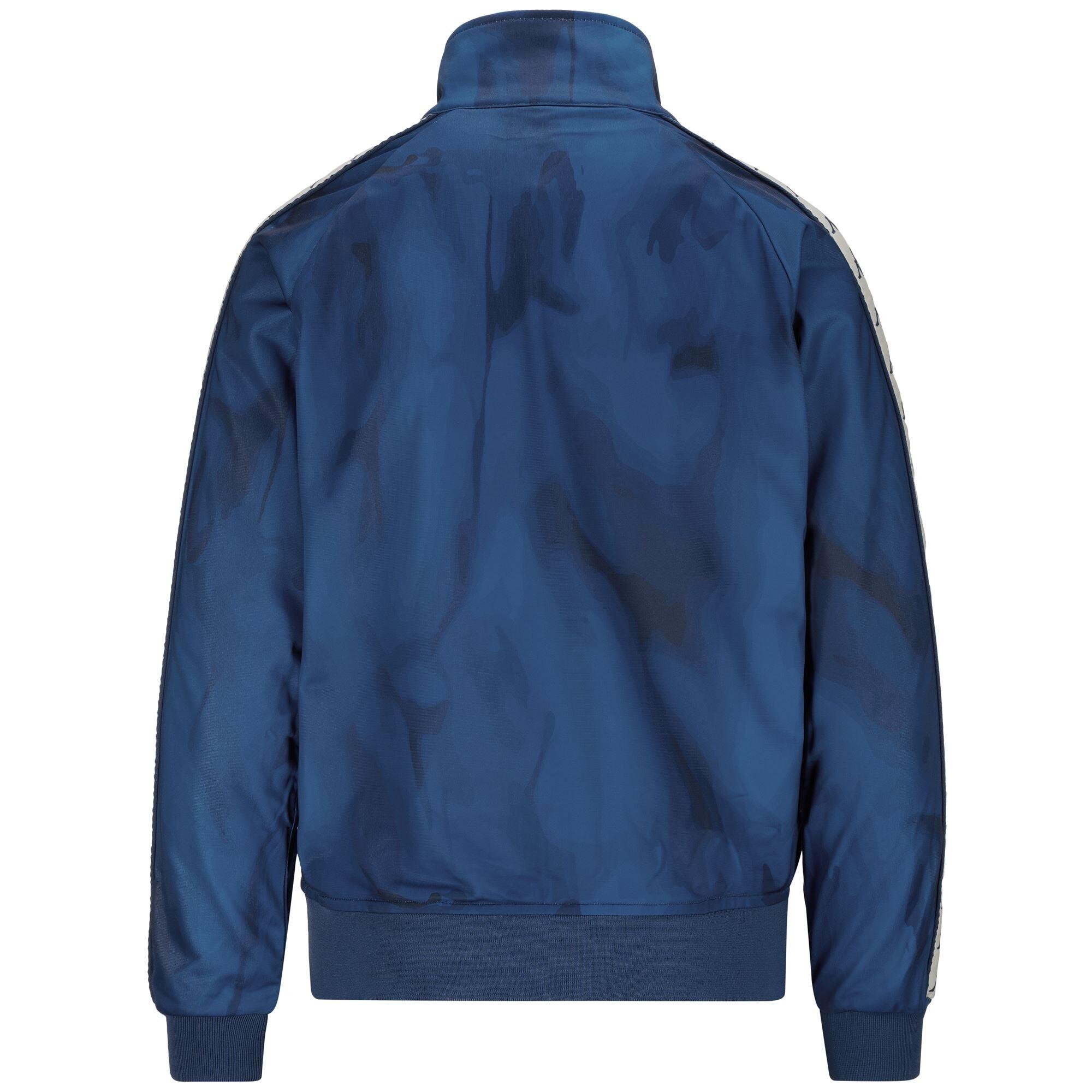 Felpa da donna in poliestere blu da sport street 4/6